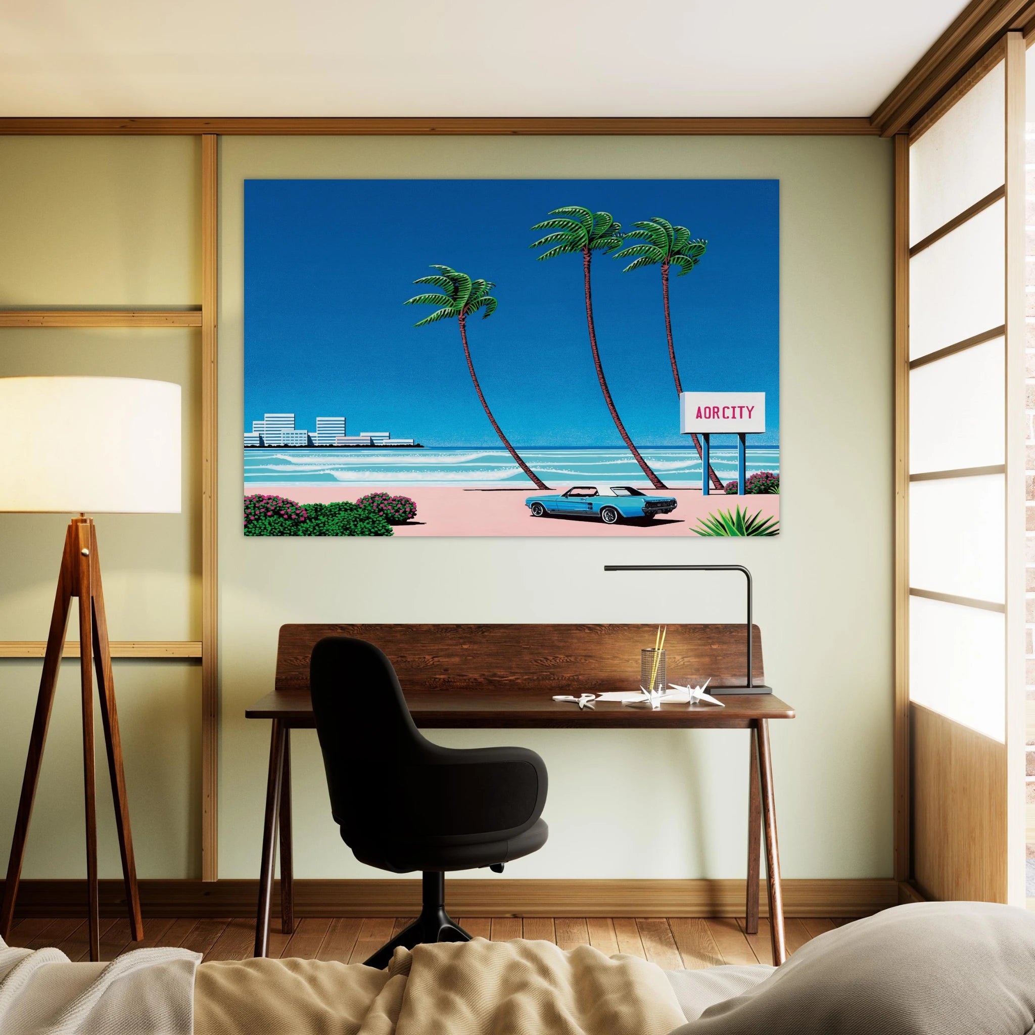 Light Mellow Sealine Poster | Hiroshi Nagai Poster | Hiroshi Nagai Prints