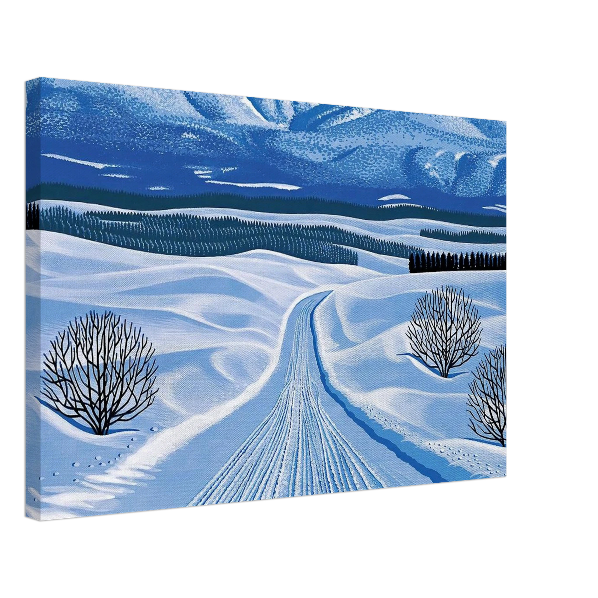 Winter Roads Canvas | Hiroshi Nagai Canvas | Hiroshi Nagai Prints