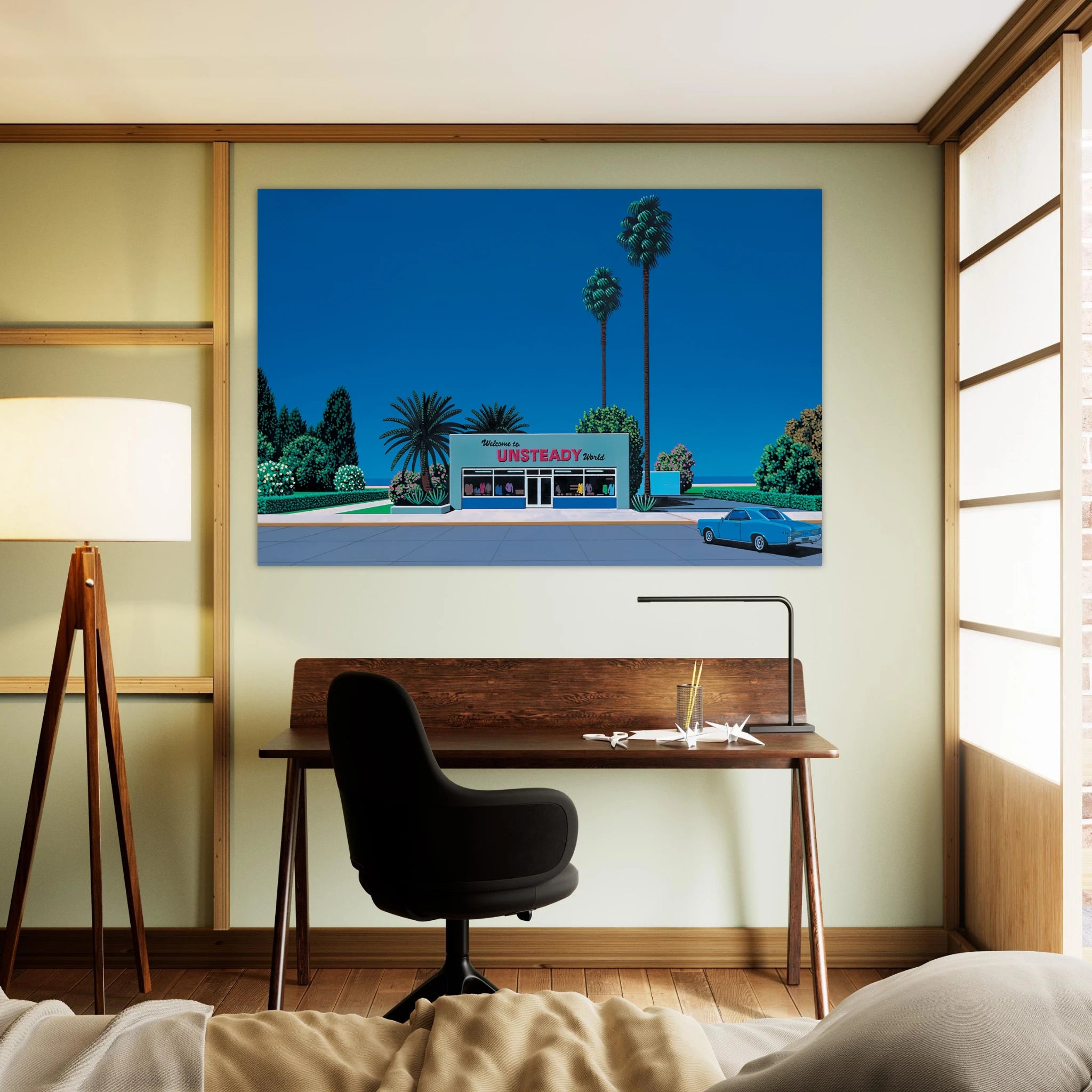 Unsteady World Poster | Hiroshi Nagai Poster | Hiroshi Nagai Prints