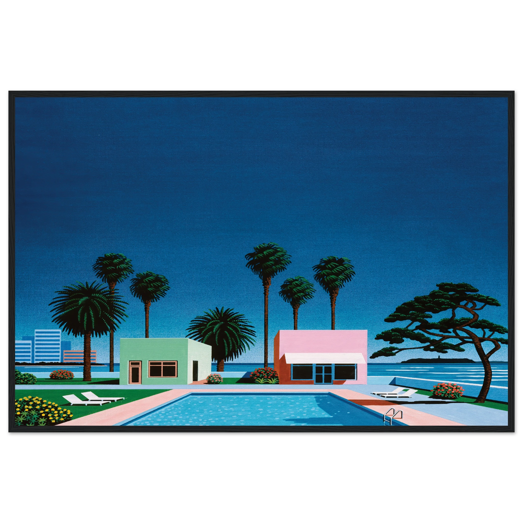 Pacific Breeze Framed Poster | Hiroshi Nagai Framed Prints Wall Art | Hiroshi Nagai Prints