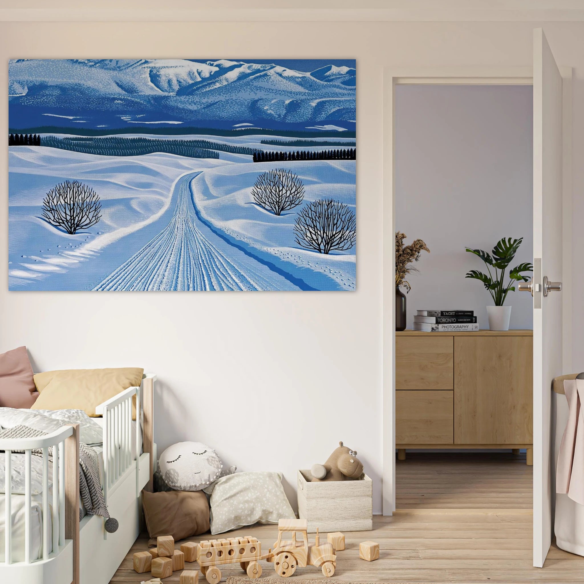 Winter Roads Poster | Hiroshi Nagai Poster | Hiroshi Nagai Prints