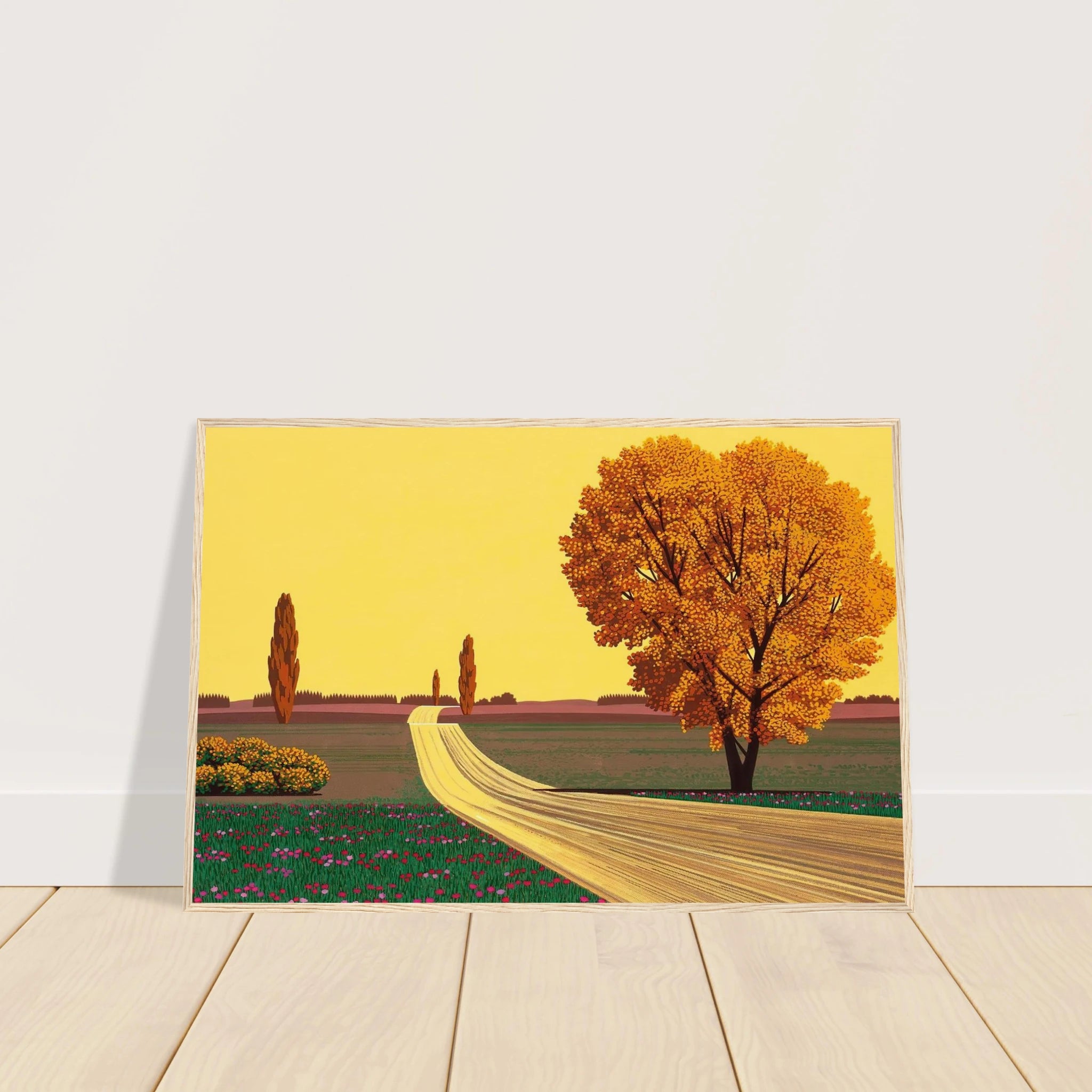 Autumn Framed Poster | Hiroshi Nagai Framed Prints Wall Art | Hiroshi Nagai Prints
