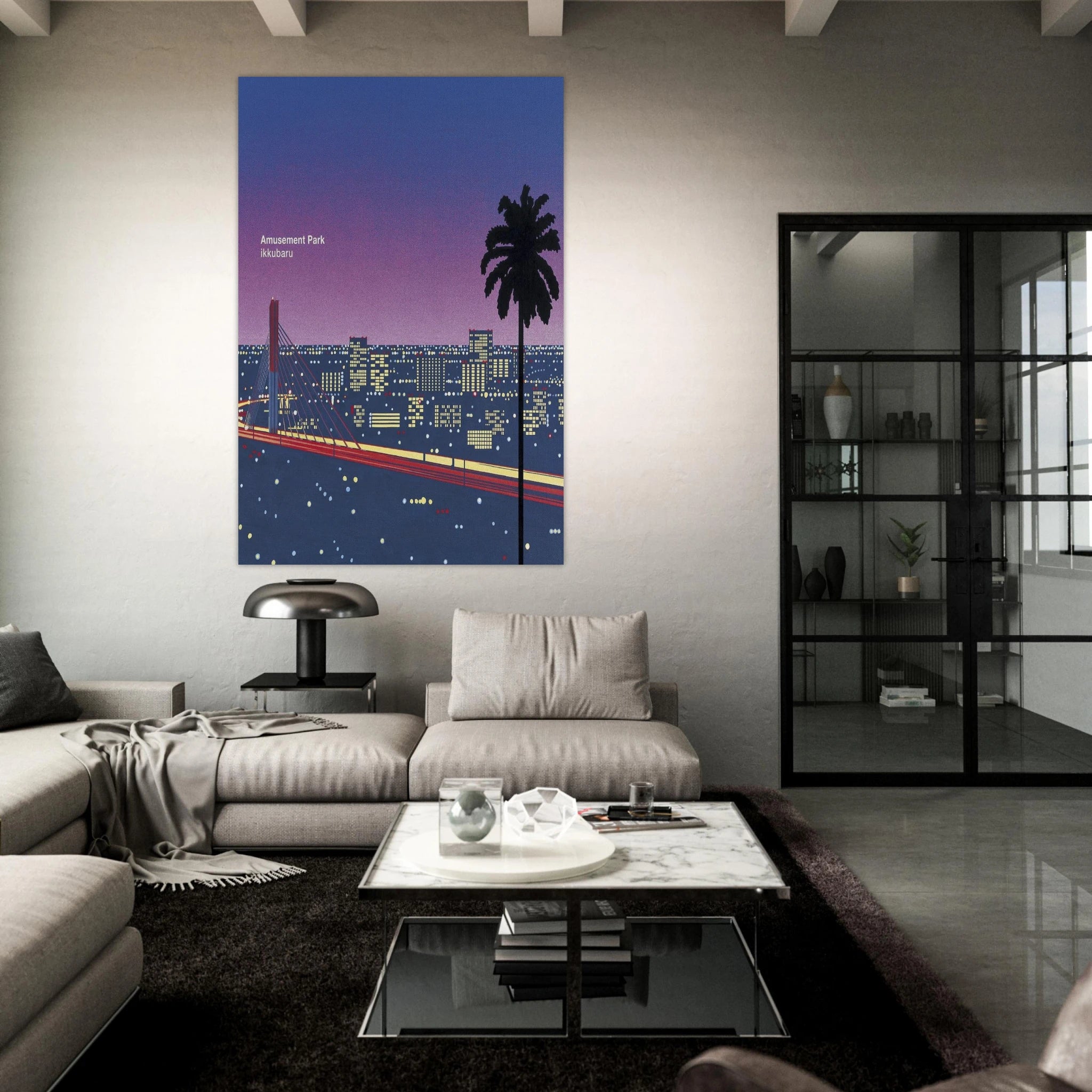 Ikkubaru Amusement City Poster | Hiroshi Nagai Poster | Hiroshi Nagai Prints