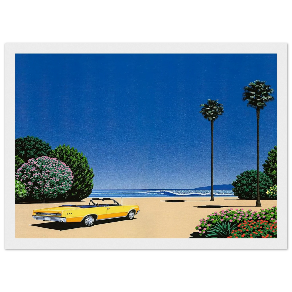 Sweet Breeze Alt Coastline at Lover’s Point Framed Poster | Hiroshi Nagai Framed Prints Wall Art | Hiroshi Nagai Prints