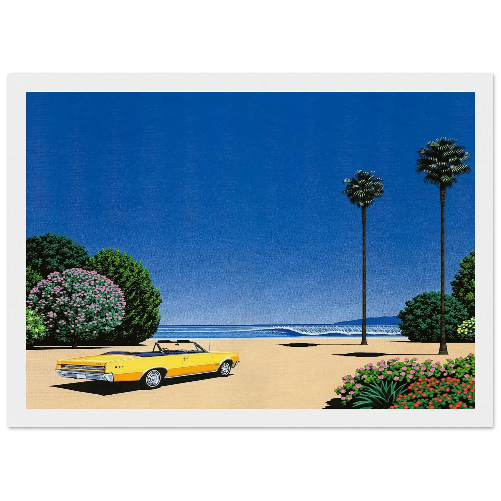 Sweet Breeze Alt Coastline at Lover’s Point Framed Poster | Hiroshi Nagai Framed Prints Wall Art | Hiroshi Nagai Prints