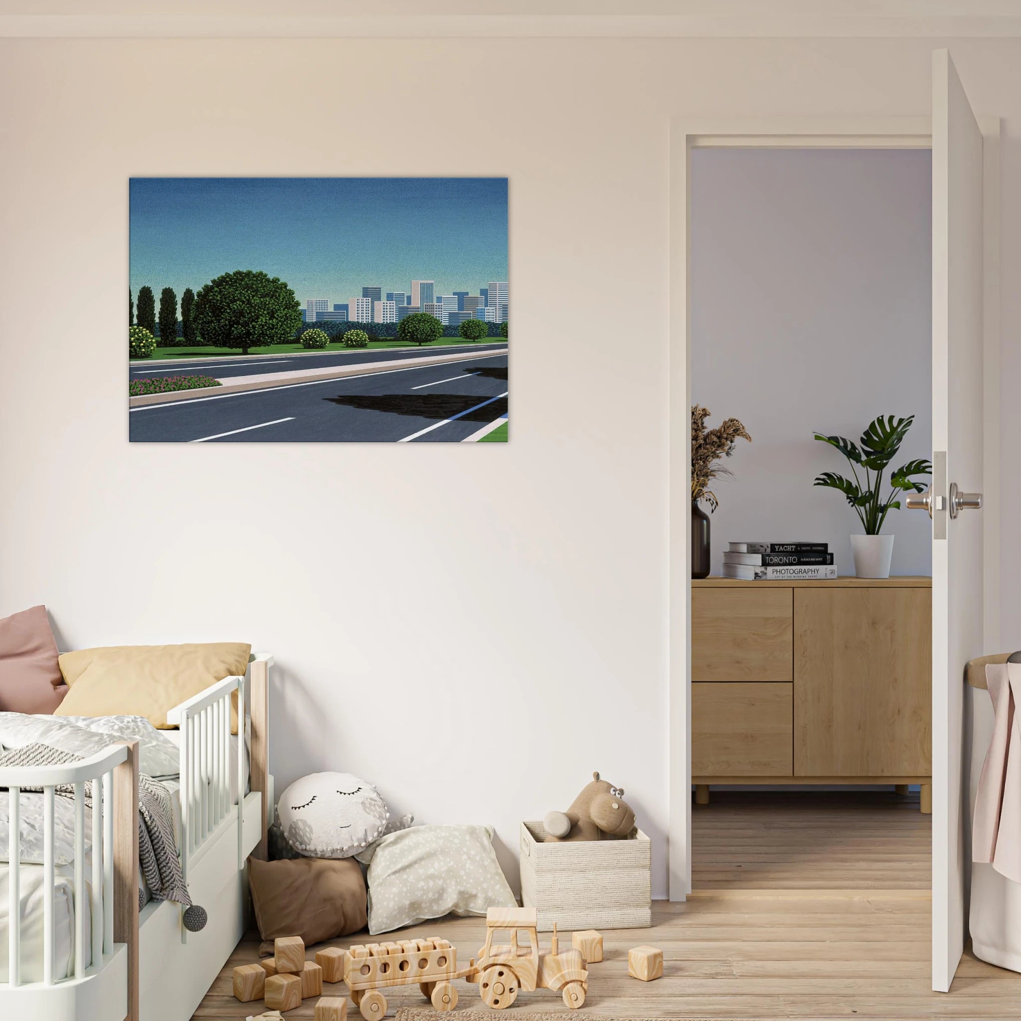 City Highway Canvas | Hiroshi Nagai Canvas | Hiroshi Nagai Prints