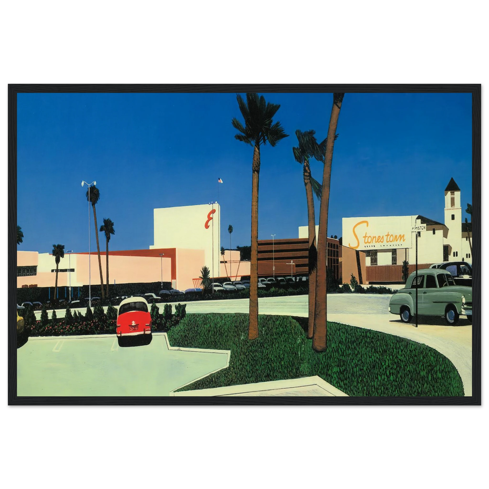 In the beginning Stonestown Framed Poster | Hiroshi Nagai Framed Prints Wall Art | Hiroshi Nagai Prints