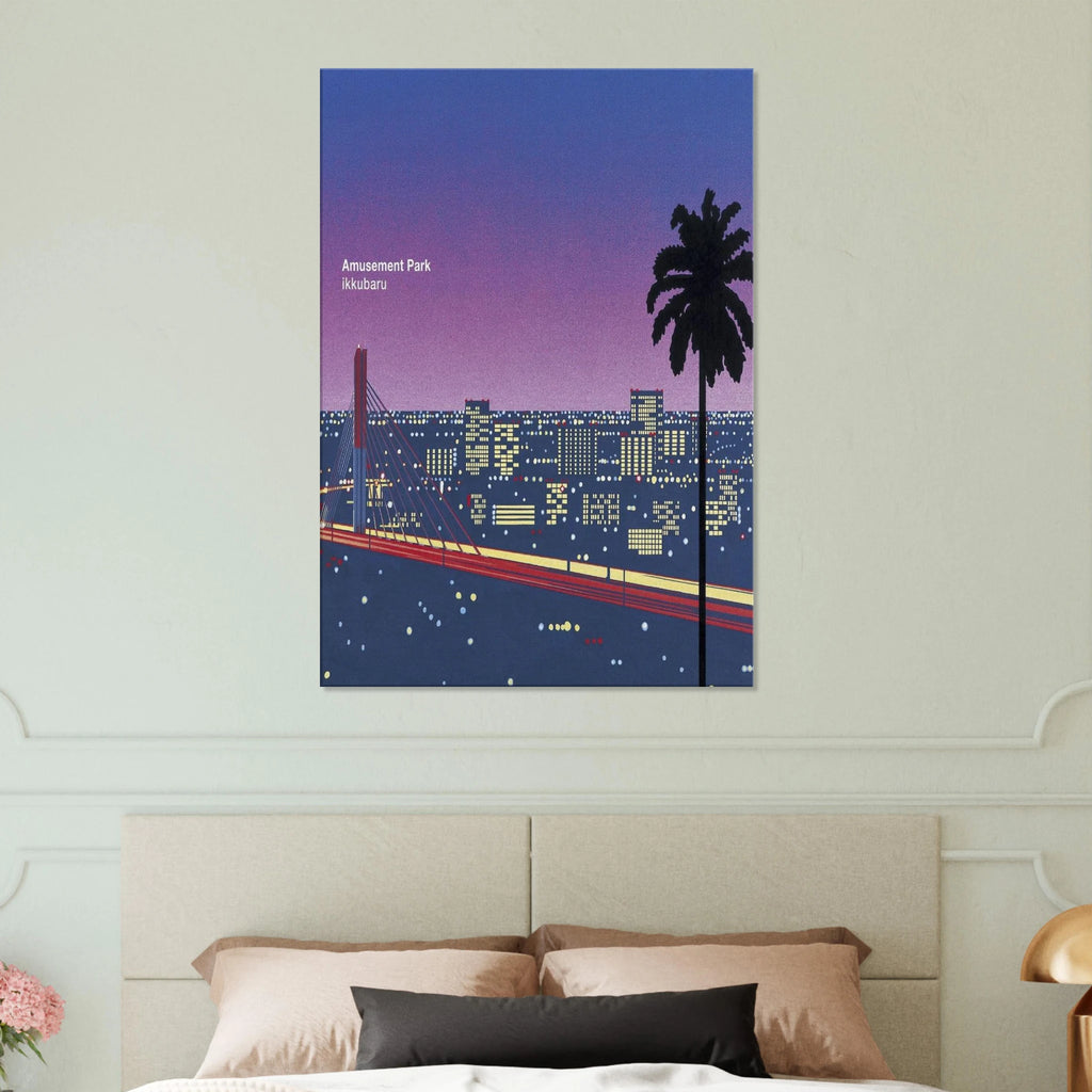 Ikkubaru Amusement City Canvas | Hiroshi Nagai Canvas | Hiroshi Nagai Prints