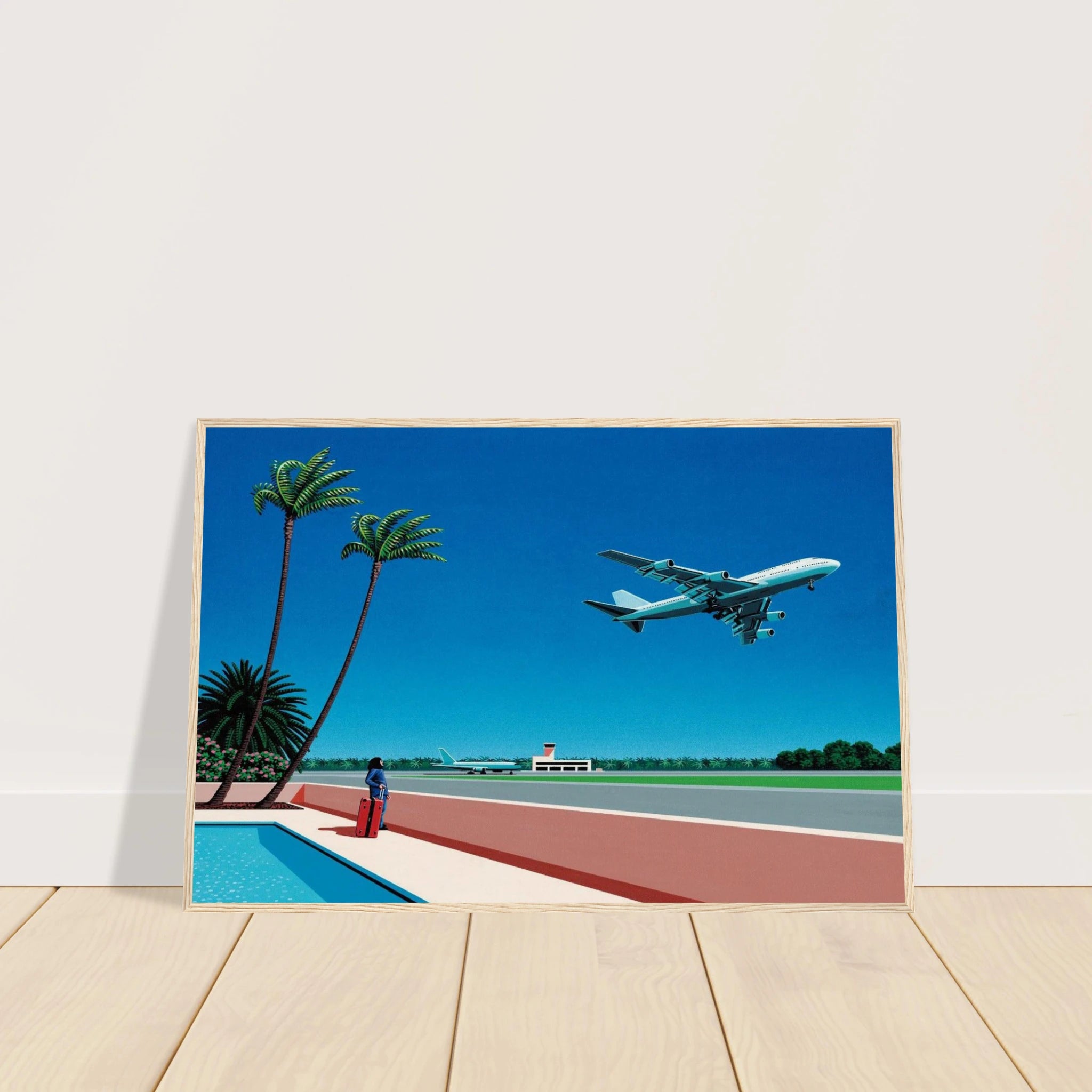 Finest B-R-E-E-Z-E Takeoff Framed Poster | Hiroshi Nagai Framed Prints Wall Art | Hiroshi Nagai Prints