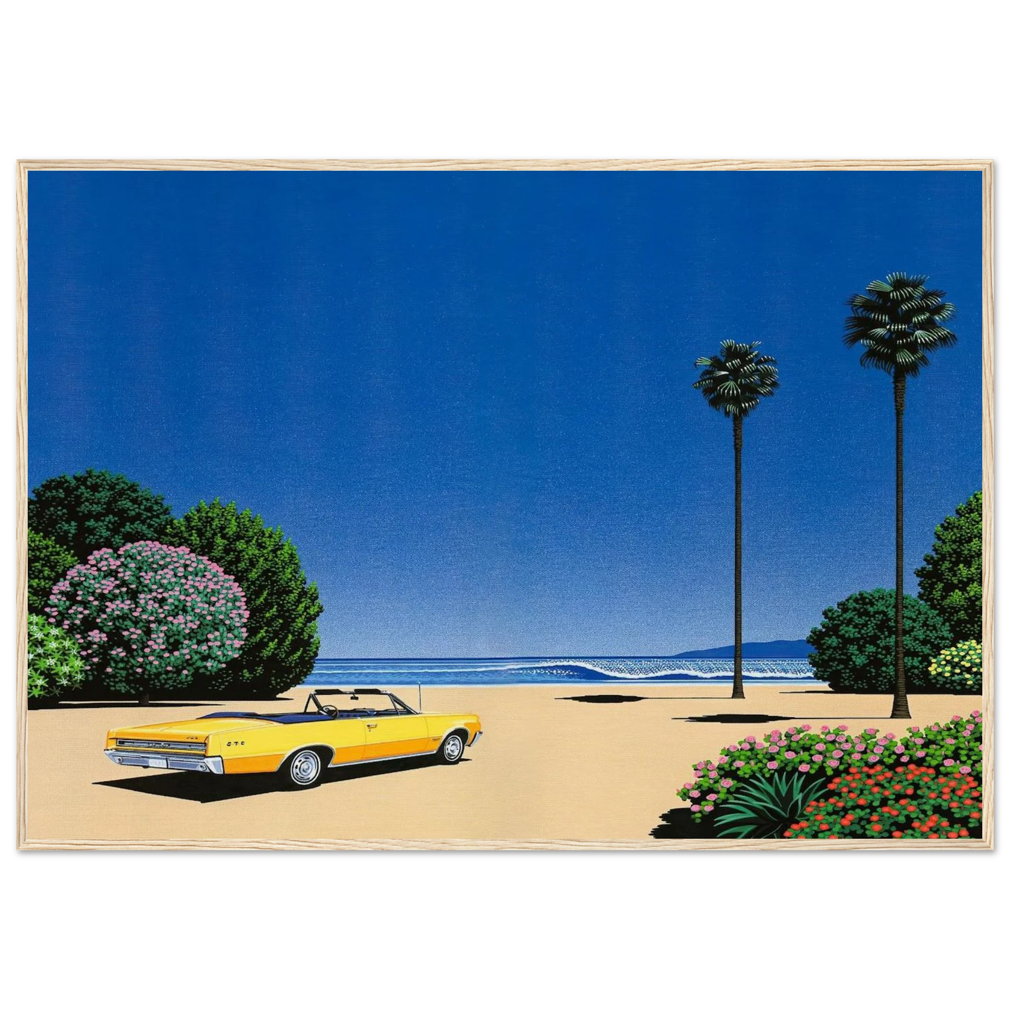 Sweet Breeze Alt Coastline at Lover’s Point Framed Poster | Hiroshi Nagai Framed Prints Wall Art | Hiroshi Nagai Prints
