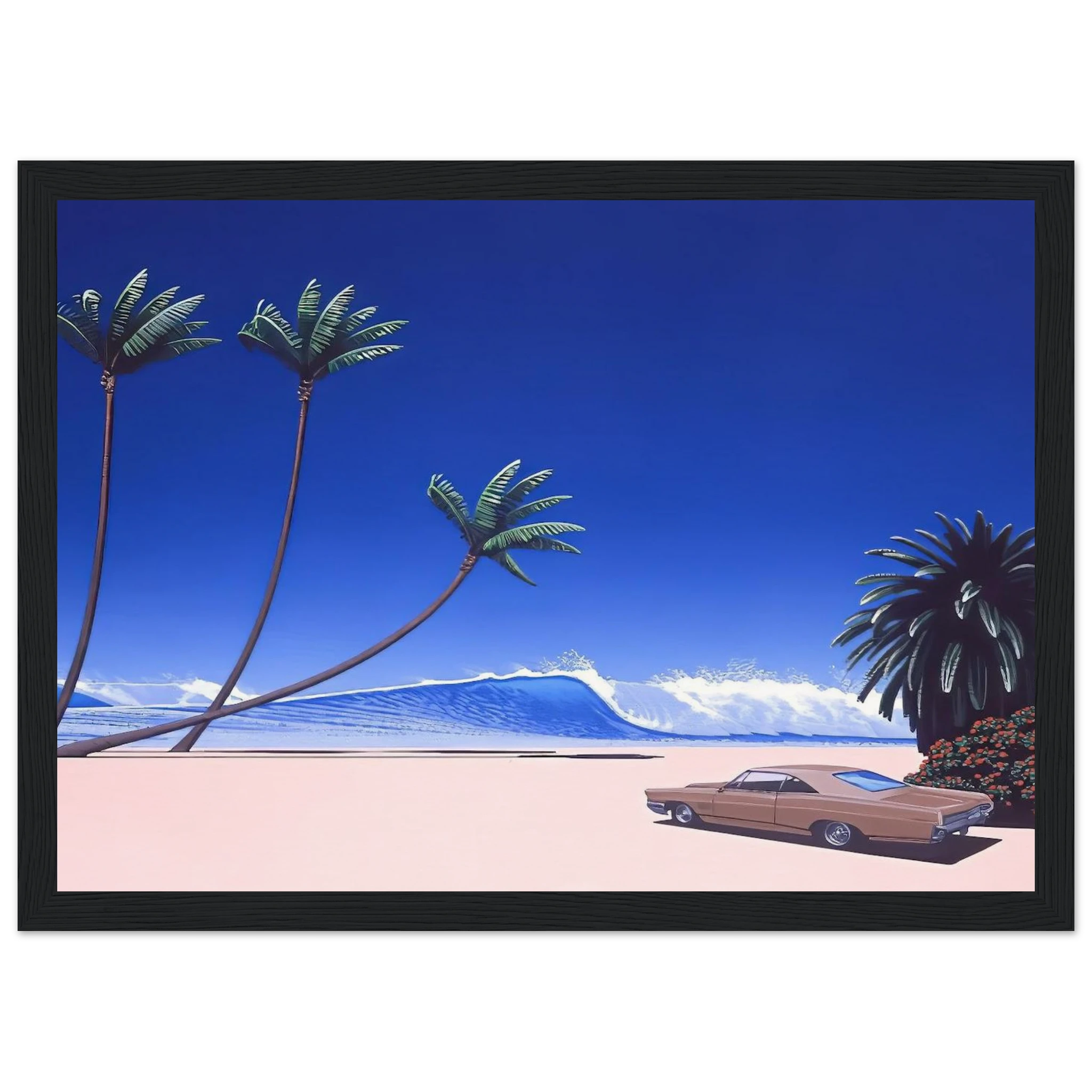Impender Beach Framed Poster | Hiroshi Nagai Framed Prints Wall Art | Hiroshi Nagai Prints