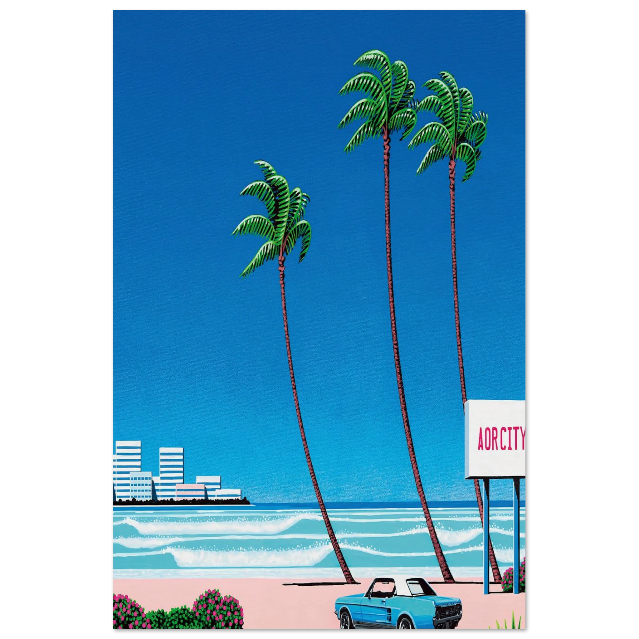 Light Mellow Sealine Poster | Hiroshi Nagai Poster | Hiroshi Nagai Prints