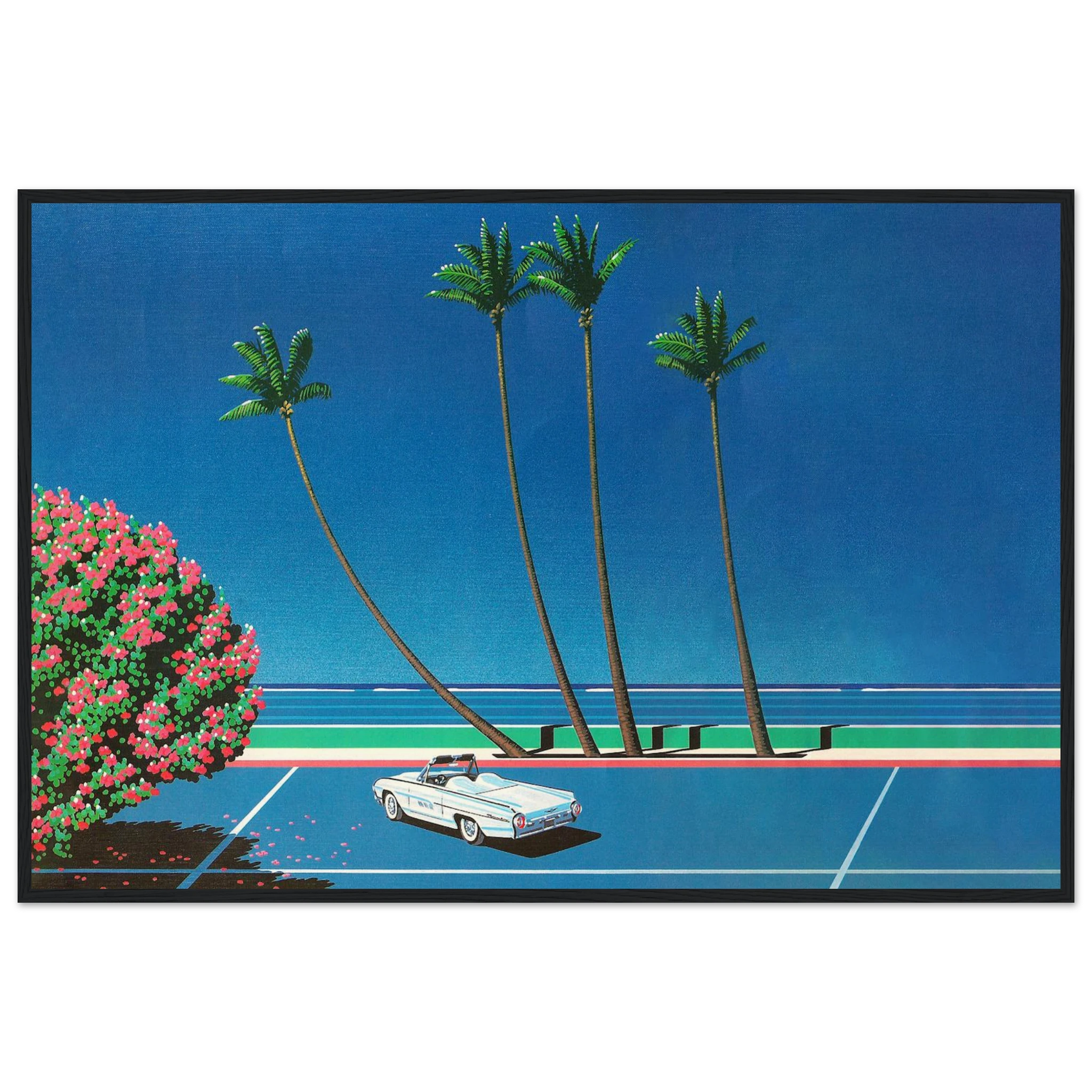 Chillside Framed Poster | Hiroshi Nagai Framed Prints Wall Art | Hiroshi Nagai Prints