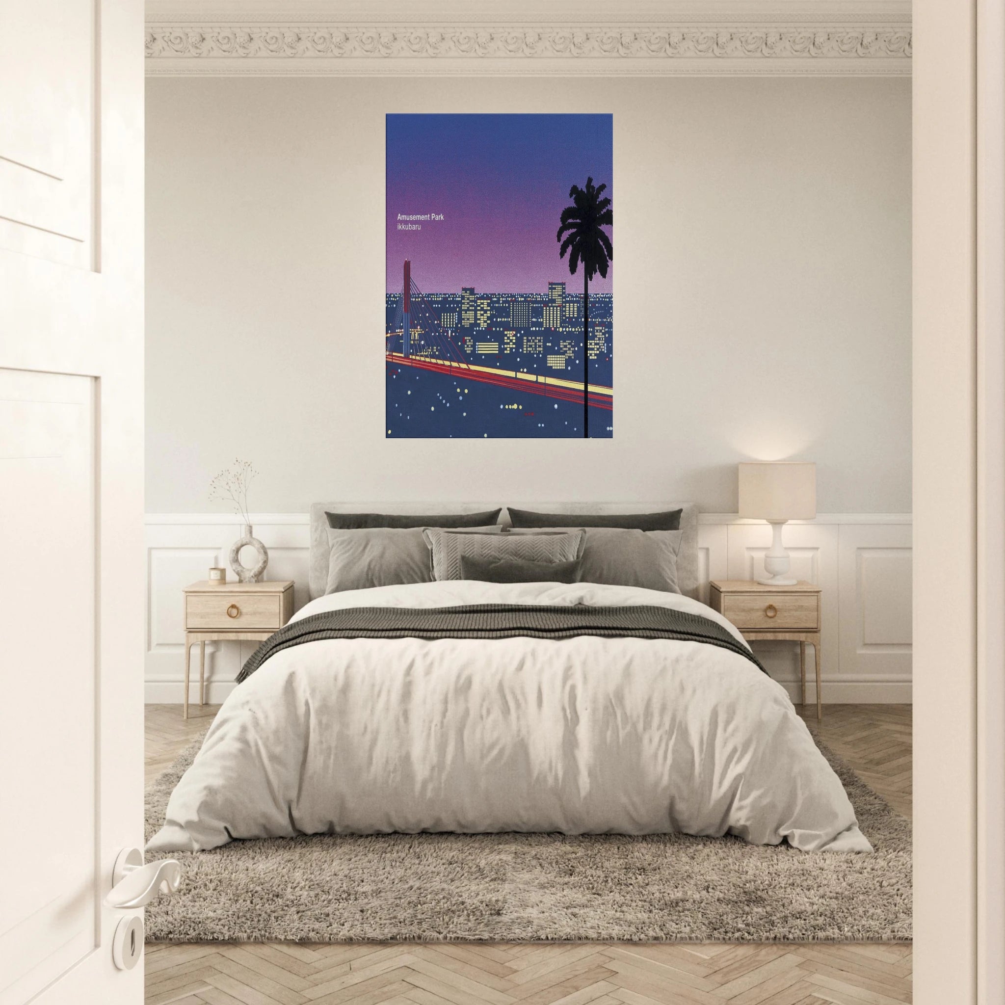 Ikkubaru Amusement City Canvas | Hiroshi Nagai Canvas | Hiroshi Nagai Prints