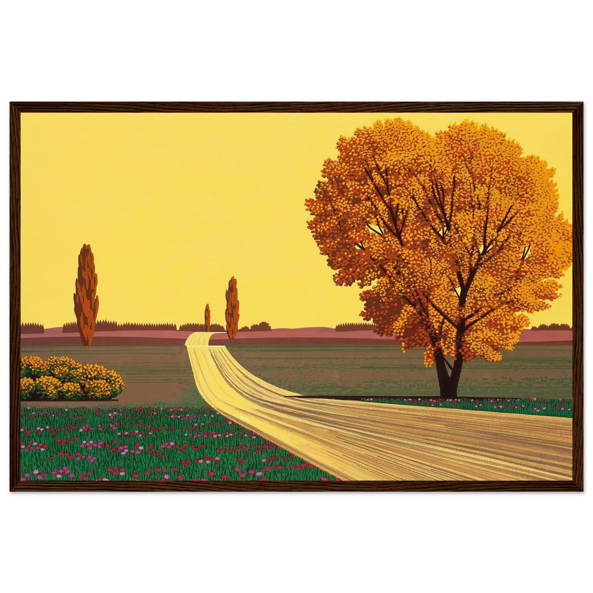 Autumn Framed Poster | Hiroshi Nagai Framed Prints Wall Art | Hiroshi Nagai Prints