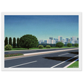 City Highway Framed Poster | Hiroshi Nagai Framed Prints Wall Art | Hiroshi Nagai Prints