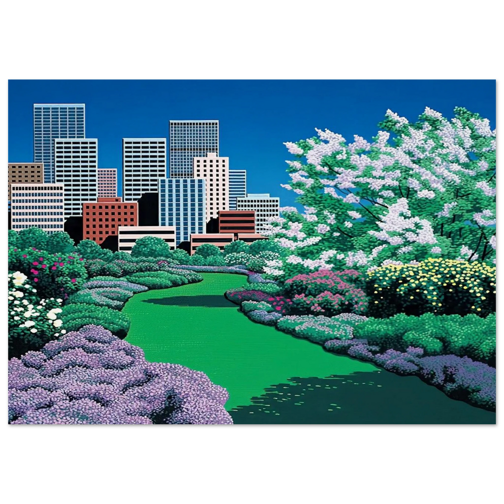 City Garden Poster | Hiroshi Nagai Poster | Hiroshi Nagai Prints