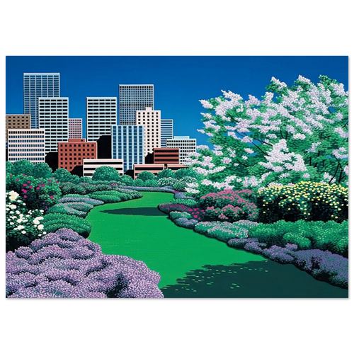 City Garden Poster | Hiroshi Nagai Poster | Hiroshi Nagai Prints