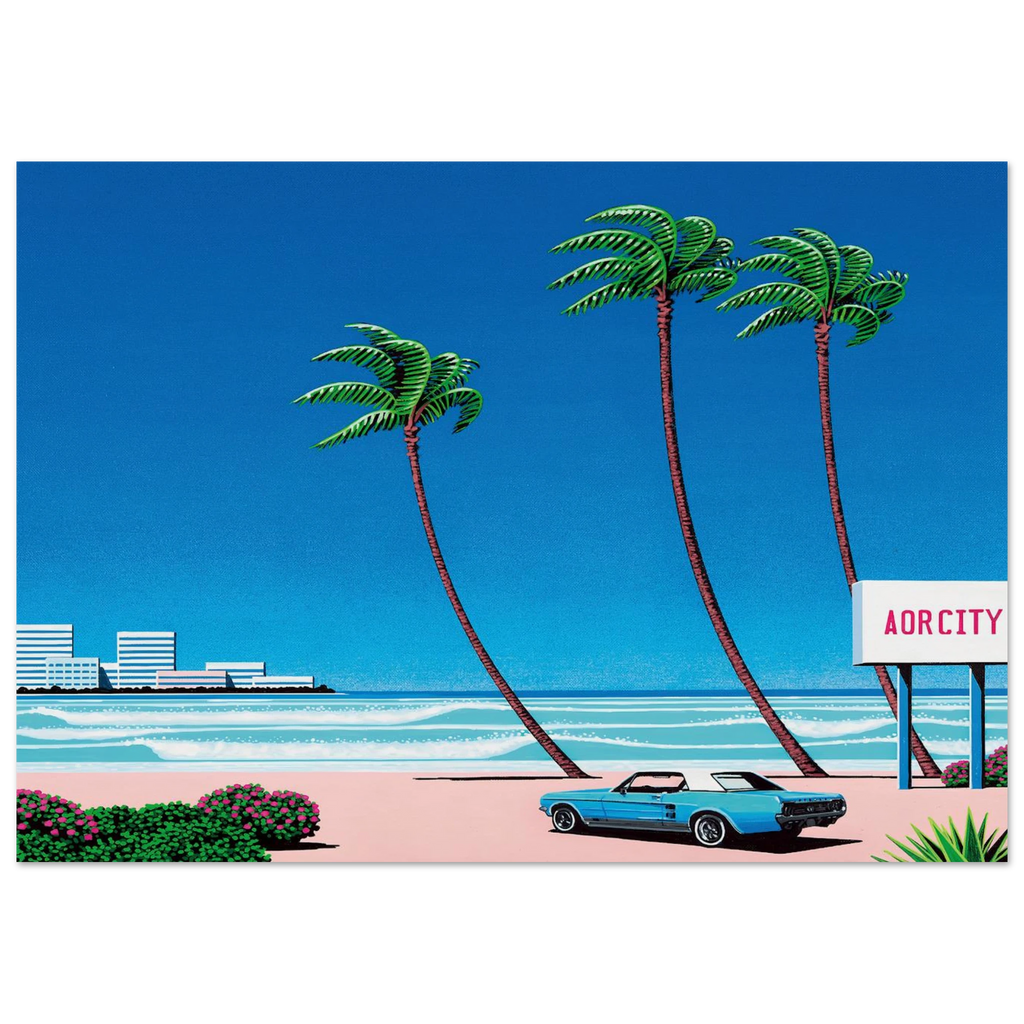 Light Mellow Sealine Poster | Hiroshi Nagai Poster | Hiroshi Nagai Prints