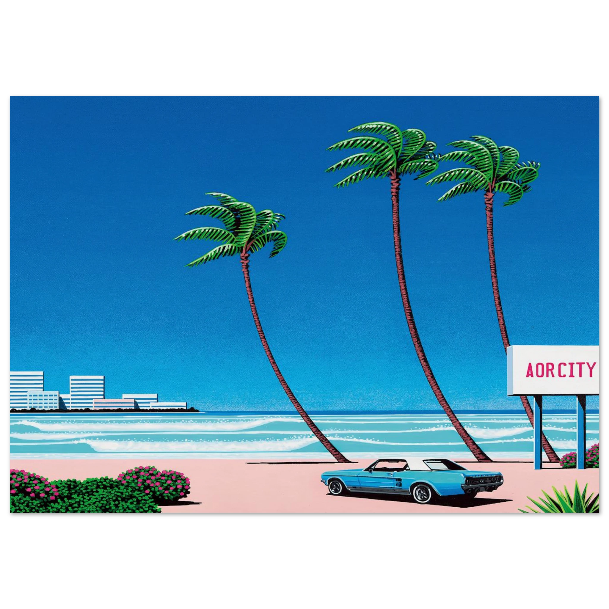Light Mellow Sealine Poster | Hiroshi Nagai Poster | Hiroshi Nagai Prints