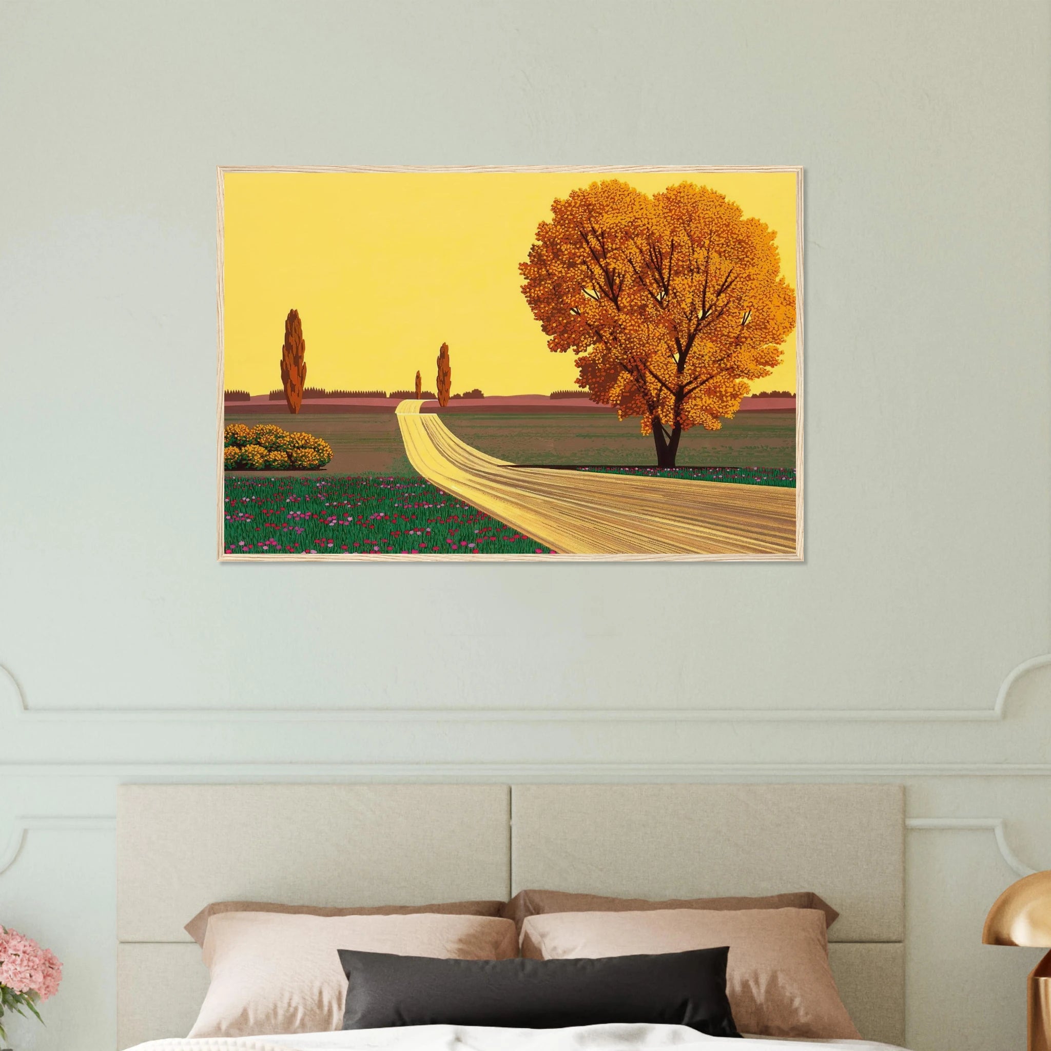 Autumn Framed Poster | Hiroshi Nagai Framed Prints Wall Art | Hiroshi Nagai Prints