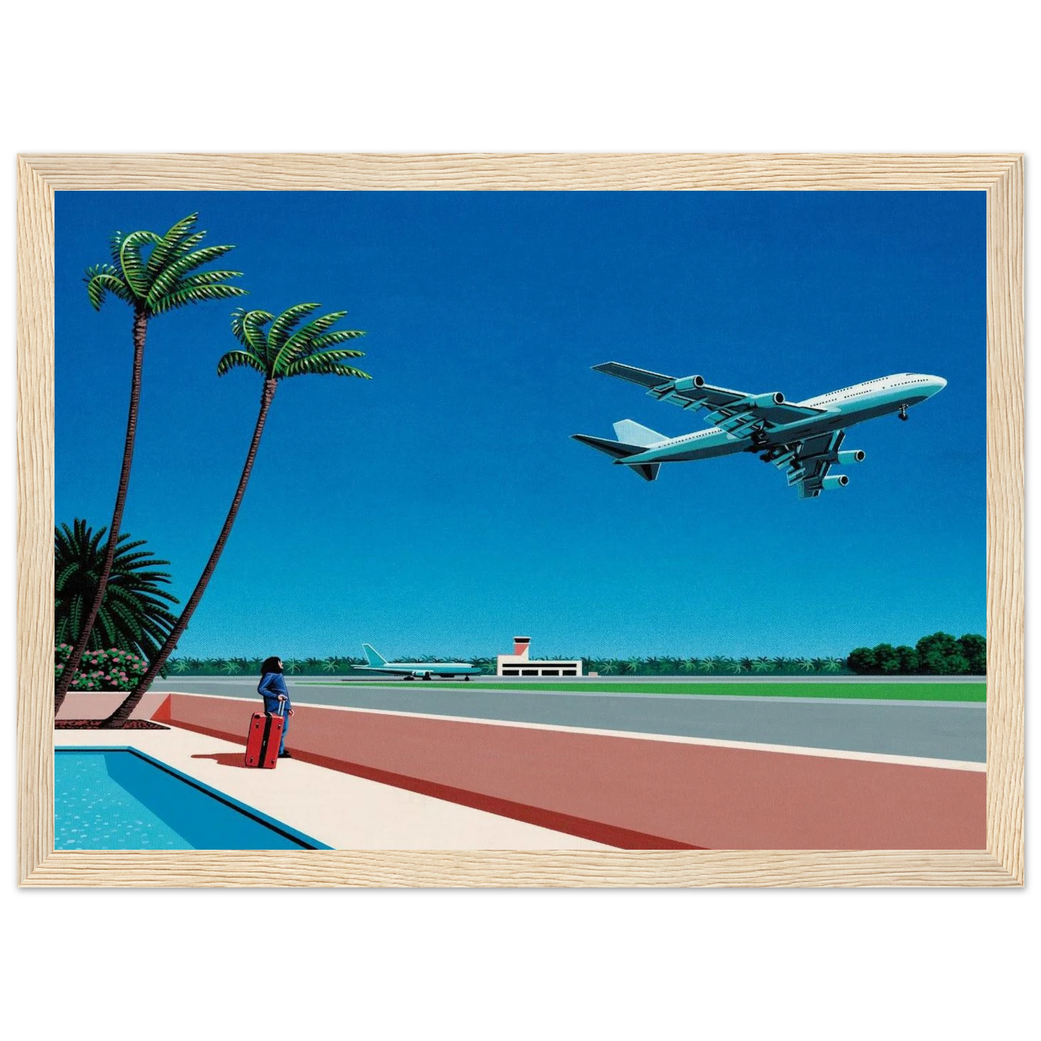 Finest B-R-E-E-Z-E Takeoff Framed Poster | Hiroshi Nagai Framed Prints Wall Art | Hiroshi Nagai Prints