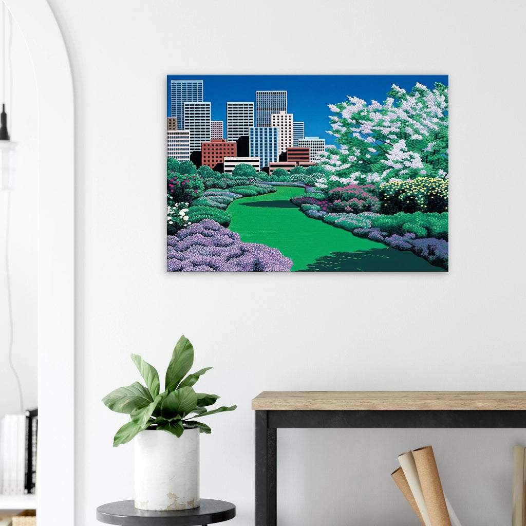 City Garden Canvas | Hiroshi Nagai Canvas | Hiroshi Nagai Prints