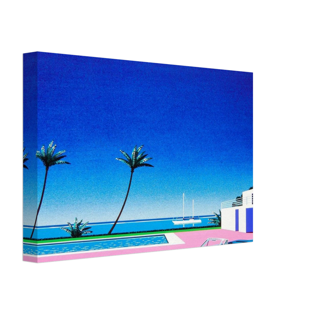 Pink Driveway Canvas | Hiroshi Nagai Canvas | Hiroshi Nagai Prints