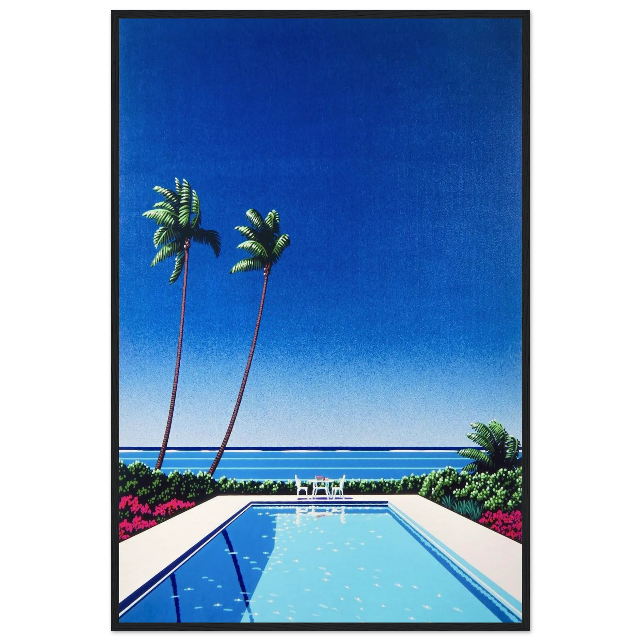 Watermelon Pool Framed Poster | Hiroshi Nagai Framed Prints Wall Art | Hiroshi Nagai Prints