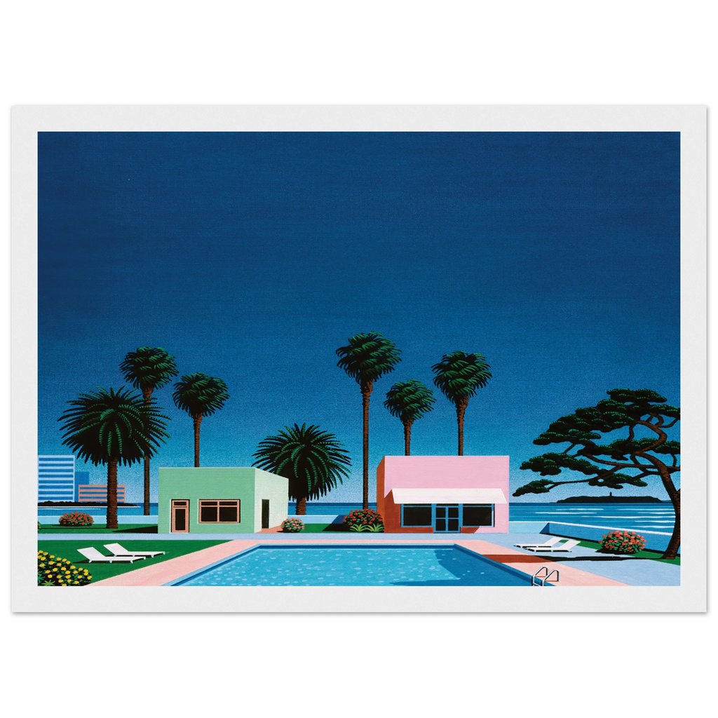 Pacific Breeze Framed Poster | Hiroshi Nagai Framed Prints Wall Art | Hiroshi Nagai Prints