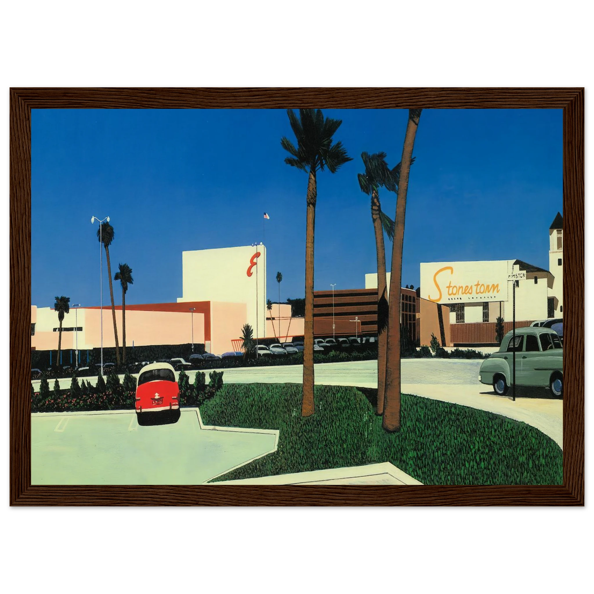 In the beginning Stonestown Framed Poster | Hiroshi Nagai Framed Prints Wall Art | Hiroshi Nagai Prints