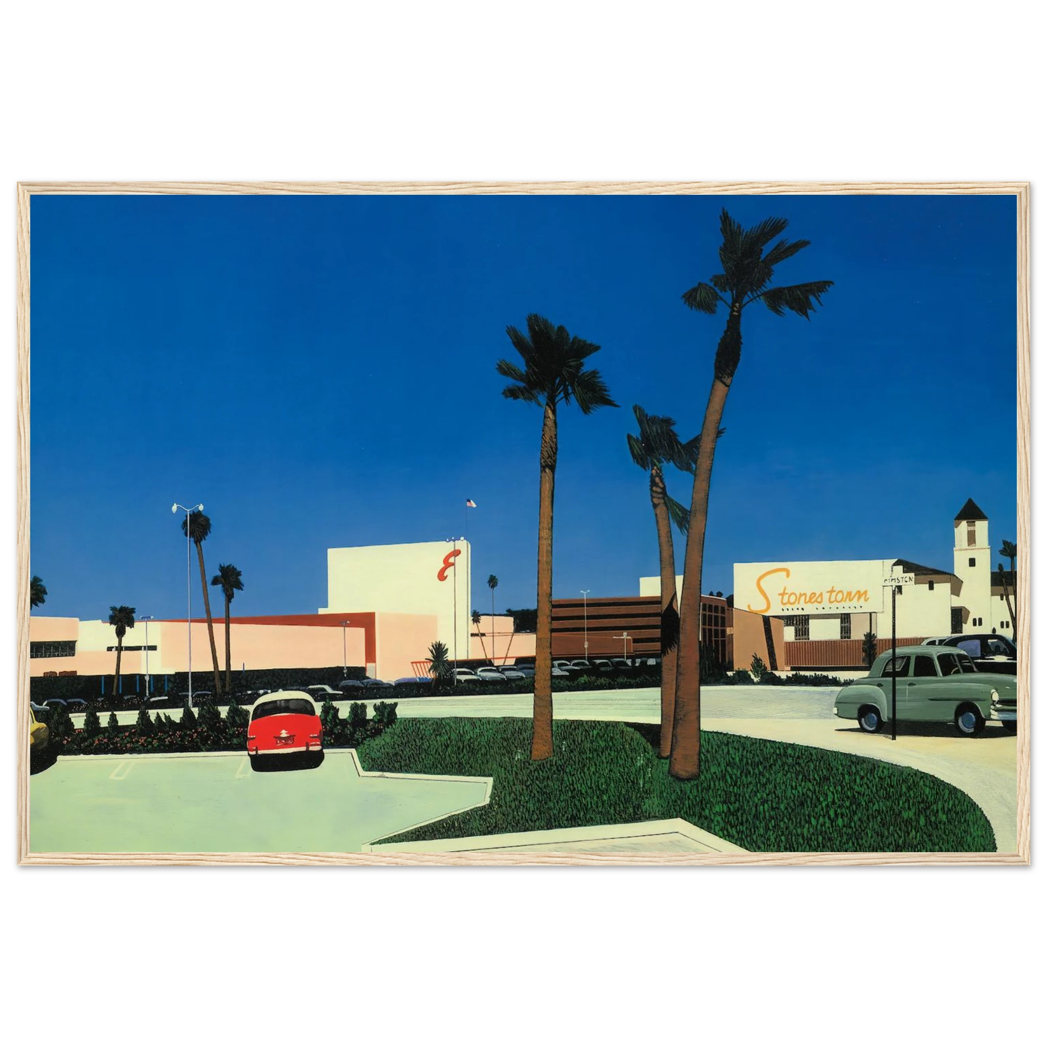 In the beginning Stonestown Framed Poster | Hiroshi Nagai Framed Prints Wall Art | Hiroshi Nagai Prints