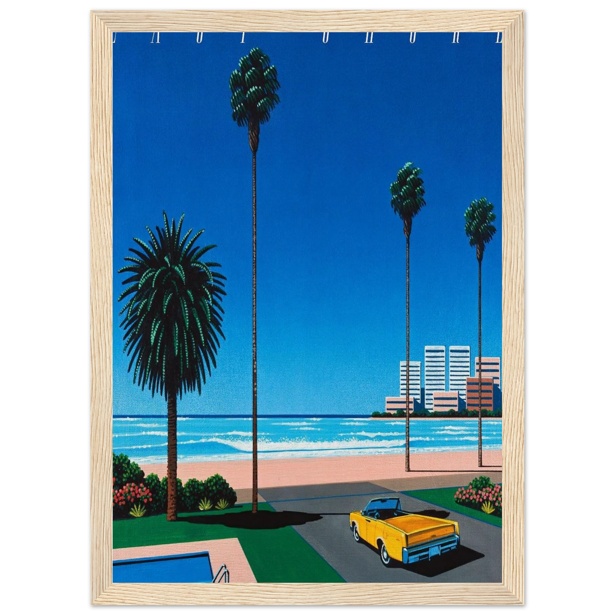 Bronze - East Shore Framed Poster | Hiroshi Nagai Framed Prints Wall Art | Hiroshi Nagai Prints