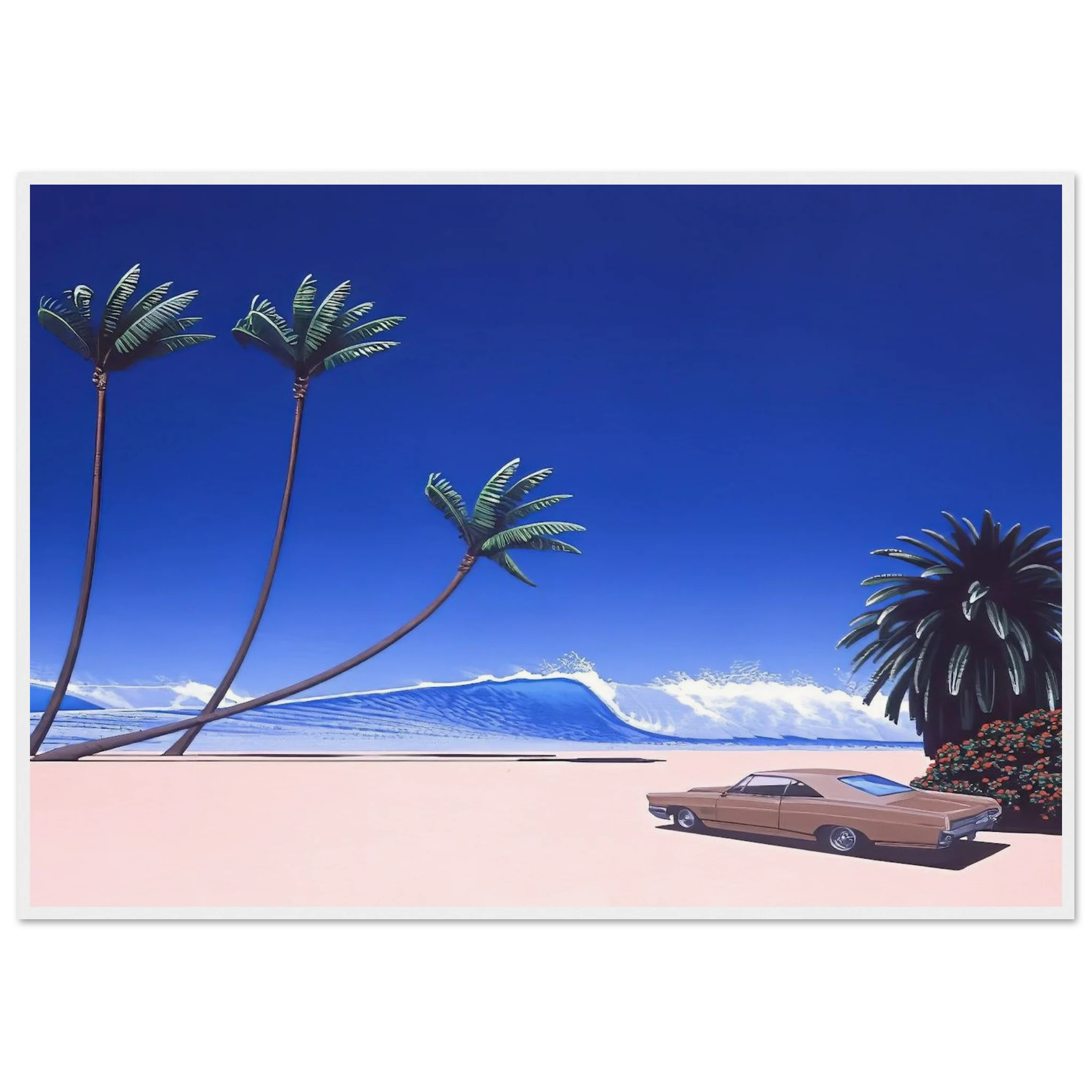 Impender Beach Framed Poster | Hiroshi Nagai Framed Prints Wall Art | Hiroshi Nagai Prints