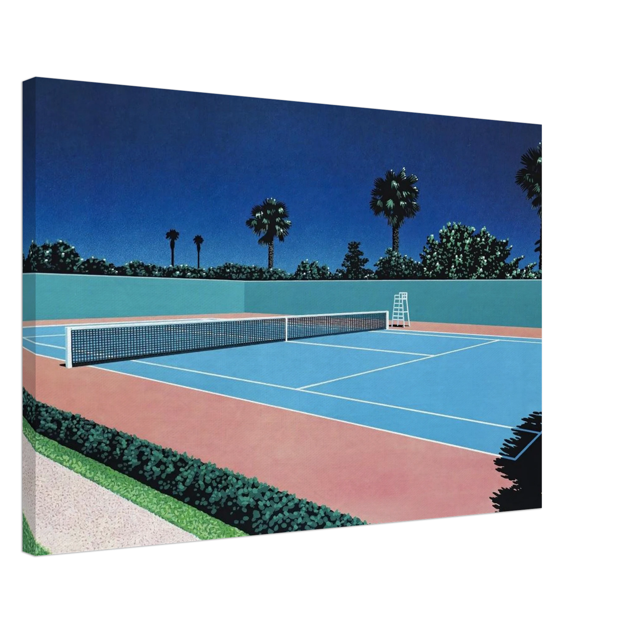 Tennis Court Canvas | Hiroshi Nagai Canvas | Hiroshi Nagai Prints