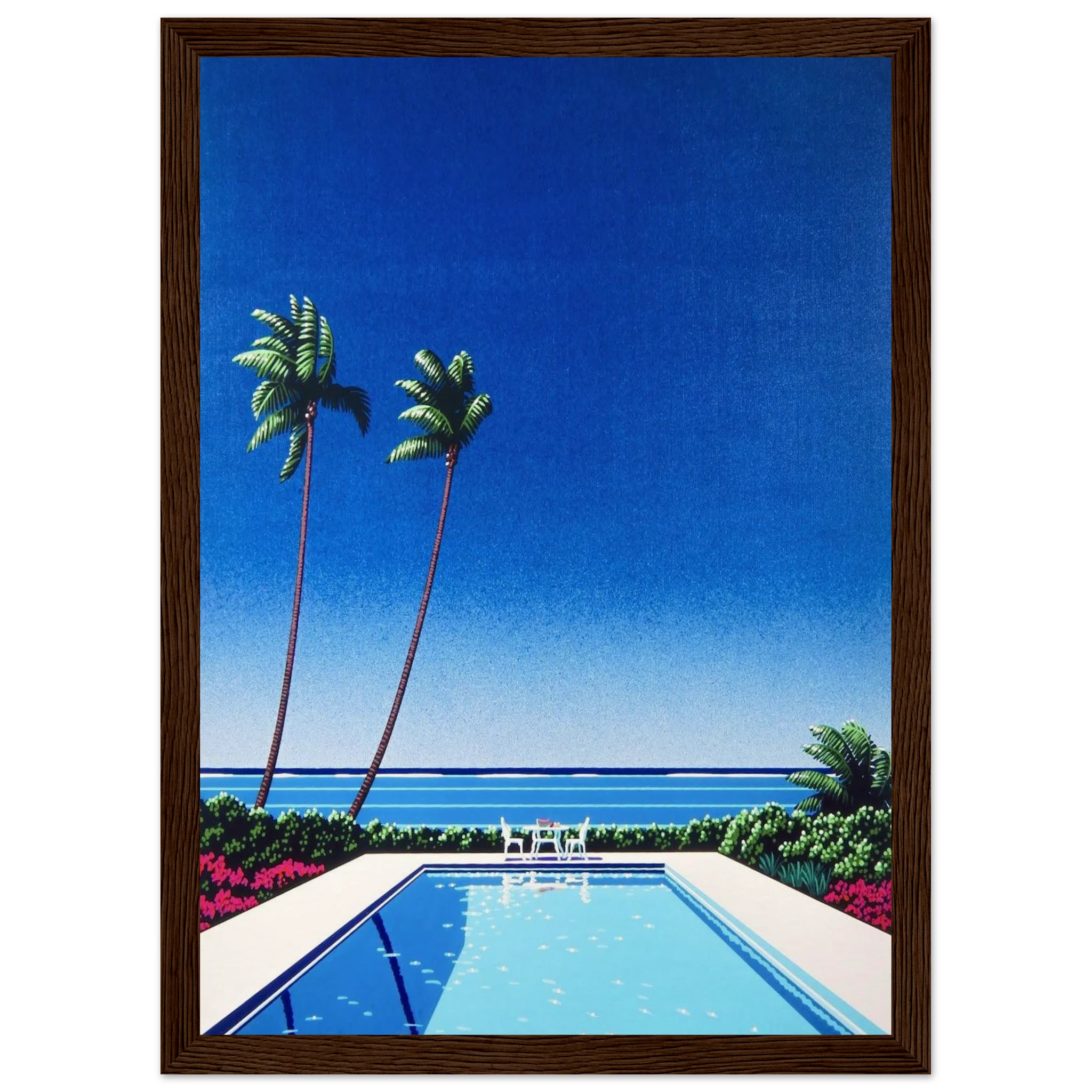 Watermelon Pool Framed Poster | Hiroshi Nagai Framed Prints Wall Art | Hiroshi Nagai Prints