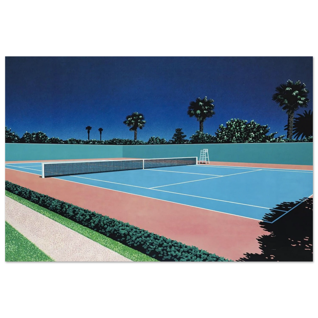 Tennis Court Poster | Hiroshi Nagai Poster | Hiroshi Nagai Prints