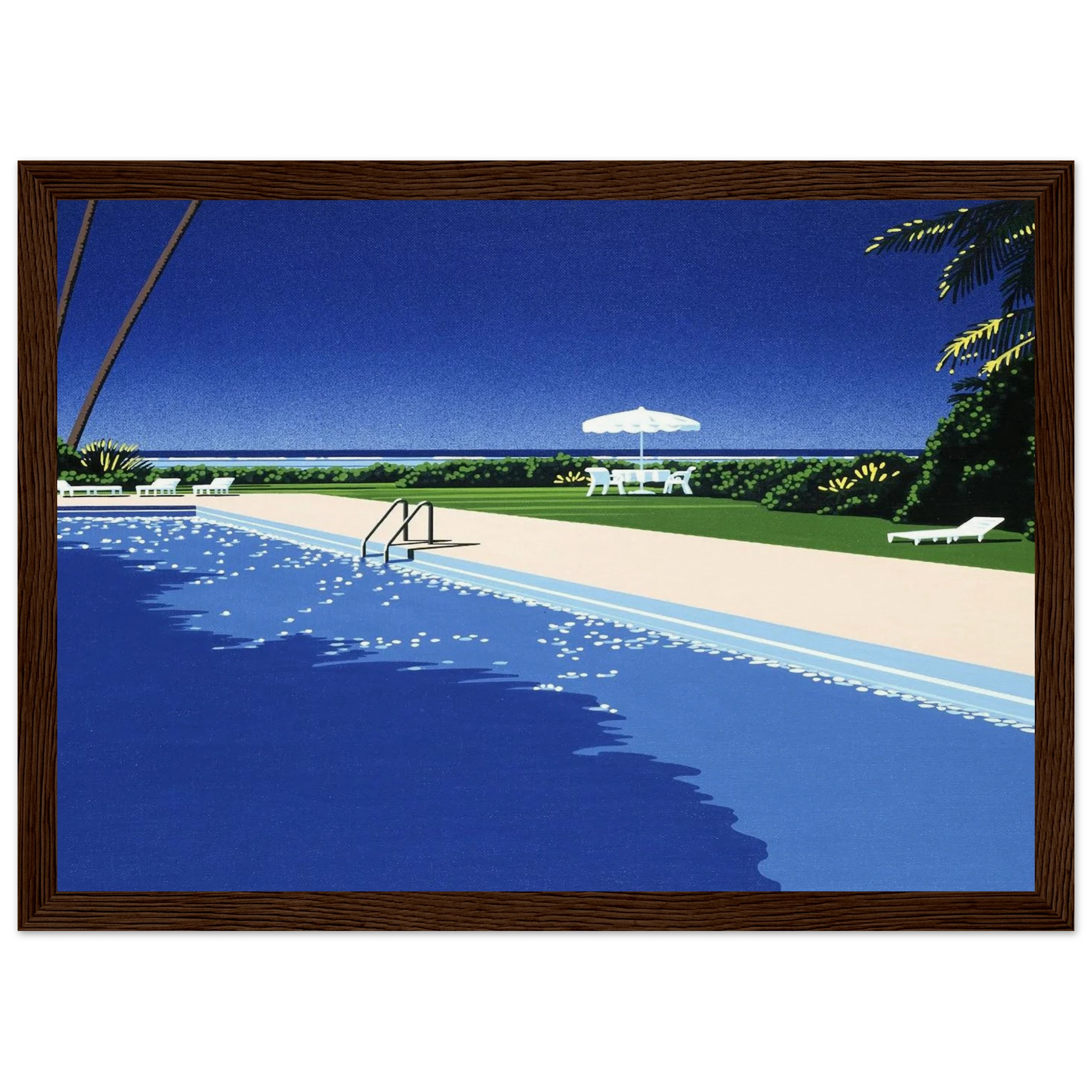 Deck Framed Poster | Hiroshi Nagai Framed Prints Wall Art | Hiroshi Nagai Prints