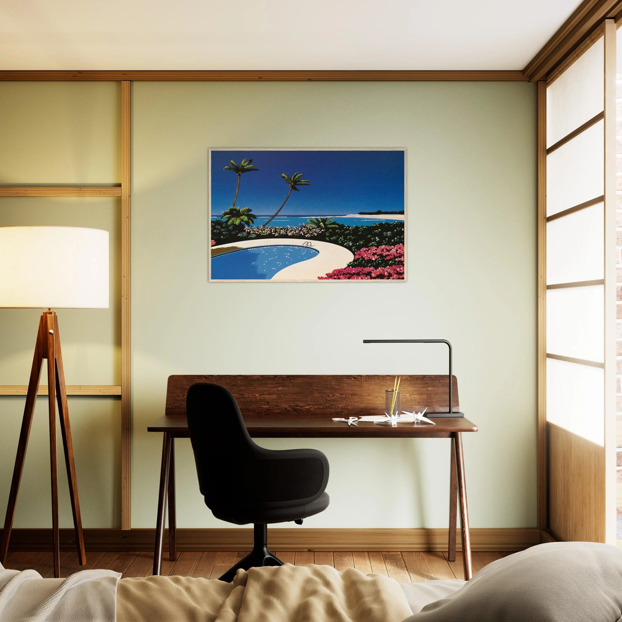 Fall of Sound Framed Poster | Hiroshi Nagai Framed Prints Wall Art | Hiroshi Nagai Prints