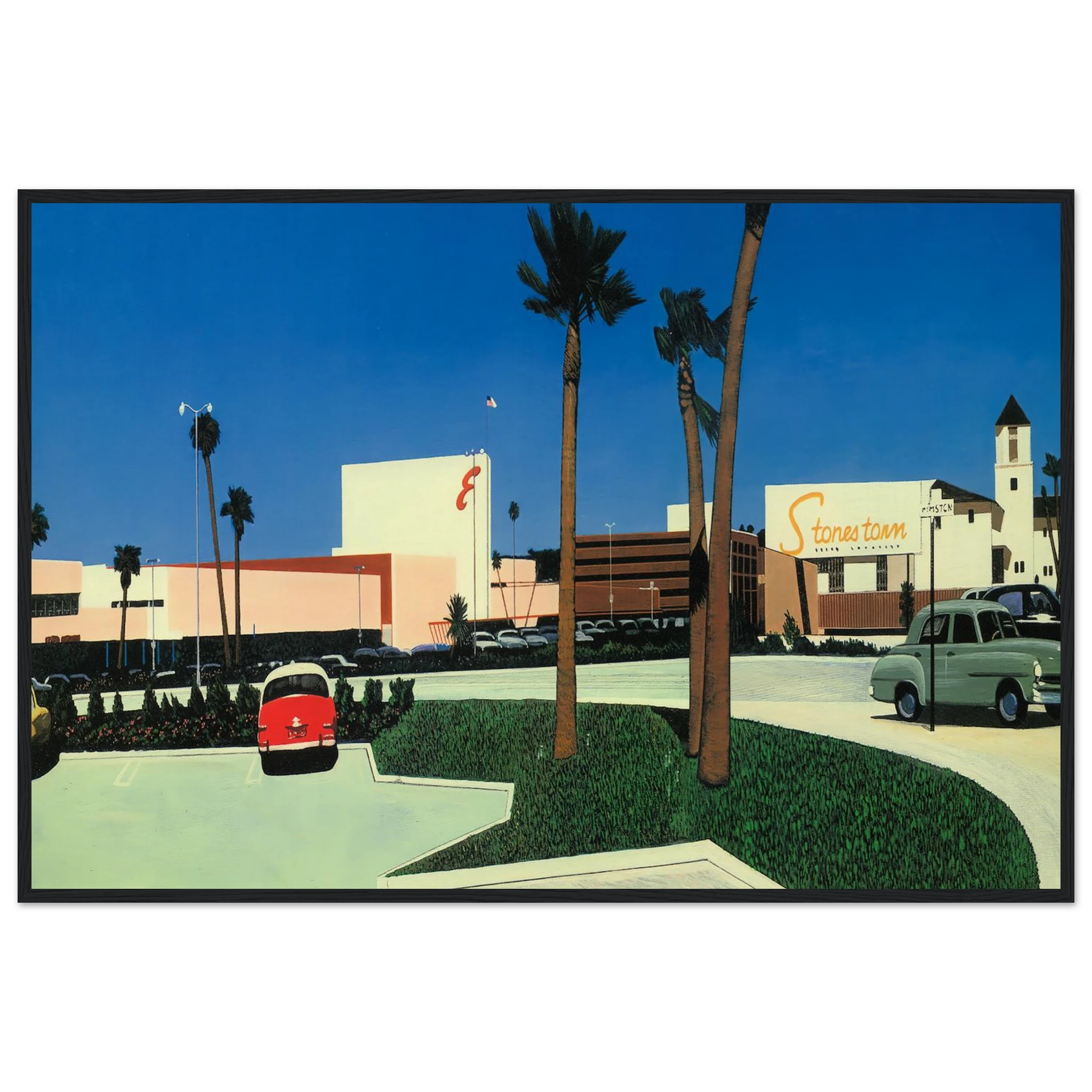 In the beginning Stonestown Framed Poster | Hiroshi Nagai Framed Prints Wall Art | Hiroshi Nagai Prints
