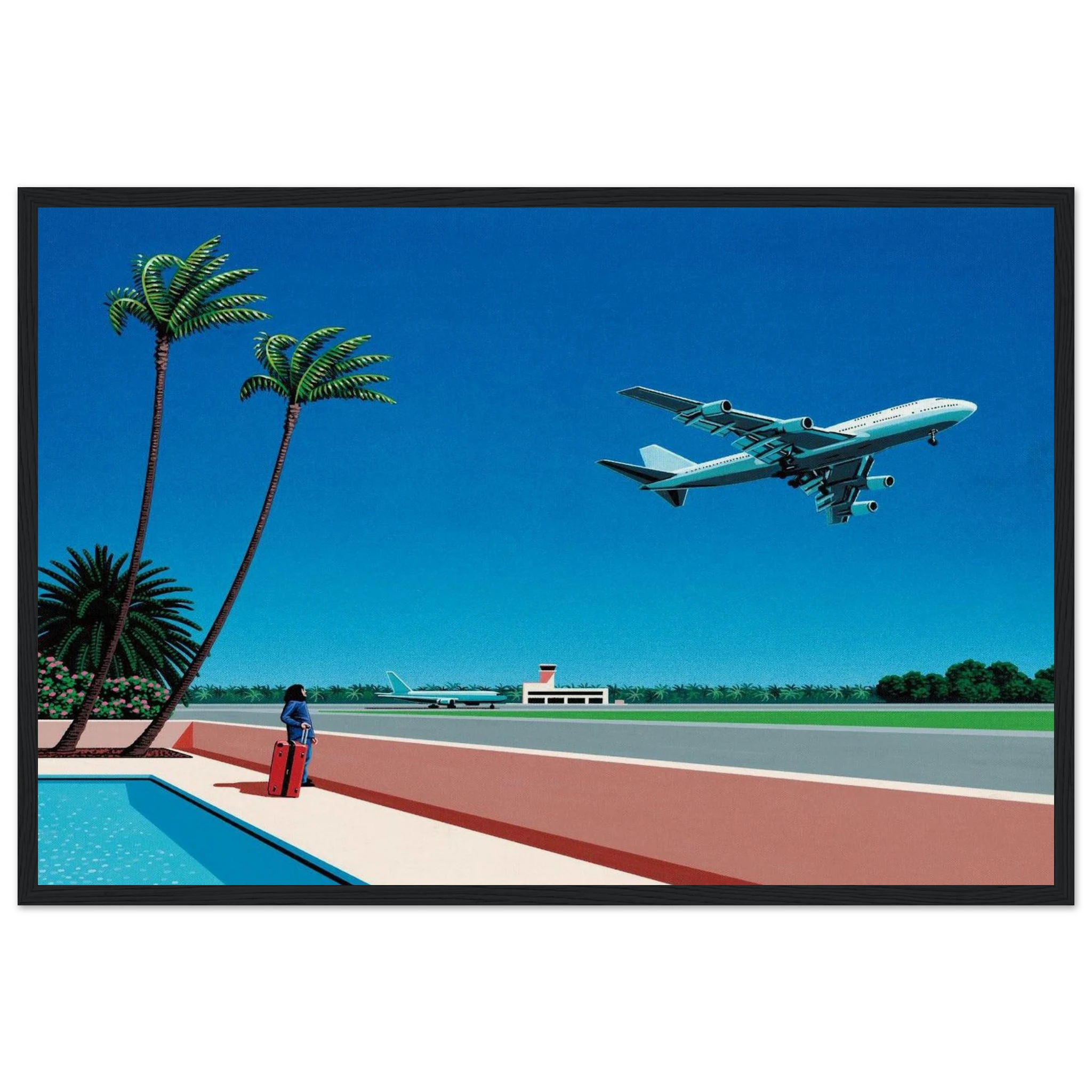 Finest B-R-E-E-Z-E Takeoff Framed Poster | Hiroshi Nagai Framed Prints Wall Art | Hiroshi Nagai Prints