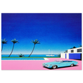Pink Driveway Poster | Hiroshi Nagai Poster | Hiroshi Nagai Prints