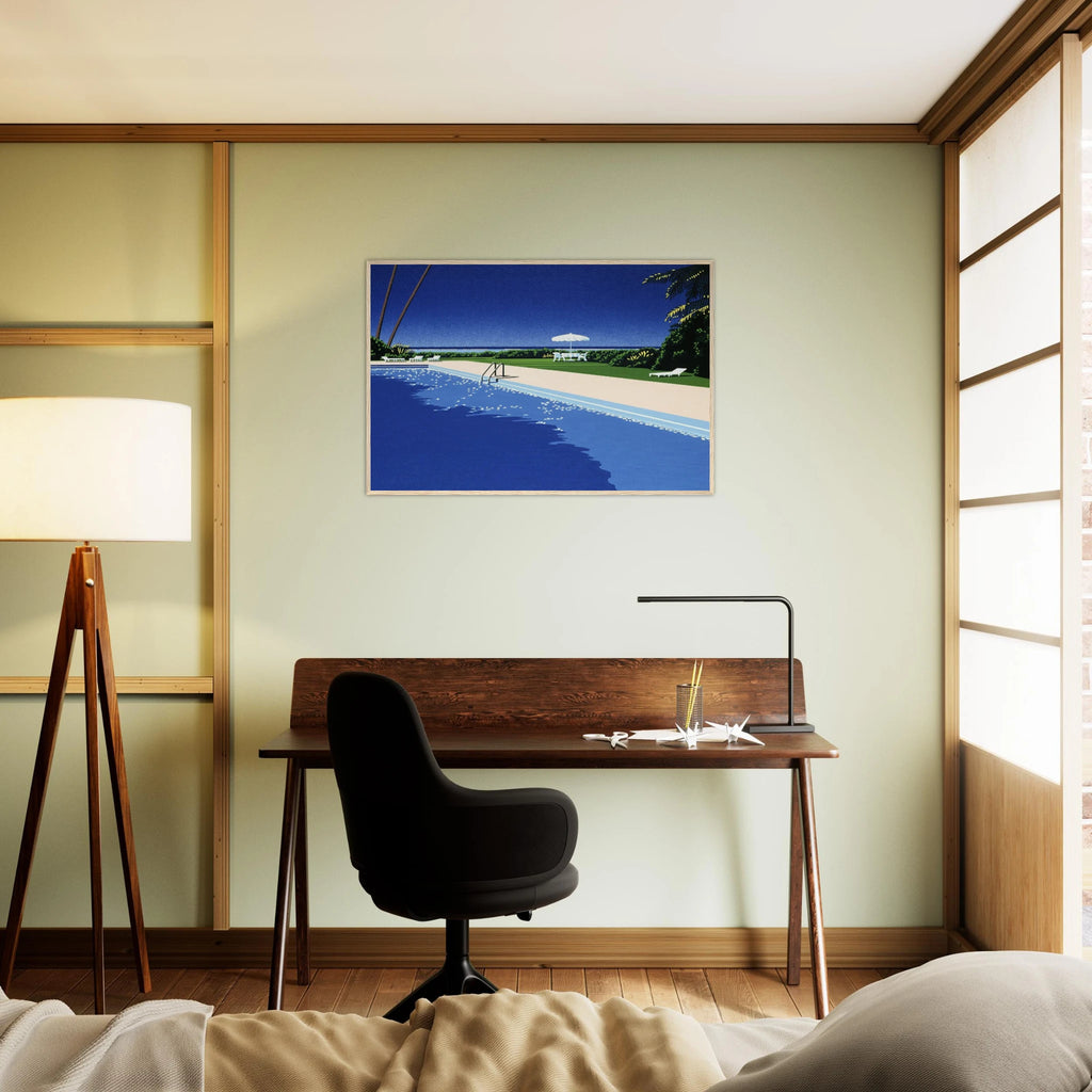 Deck Framed Poster | Hiroshi Nagai Framed Prints Wall Art | Hiroshi Nagai Prints