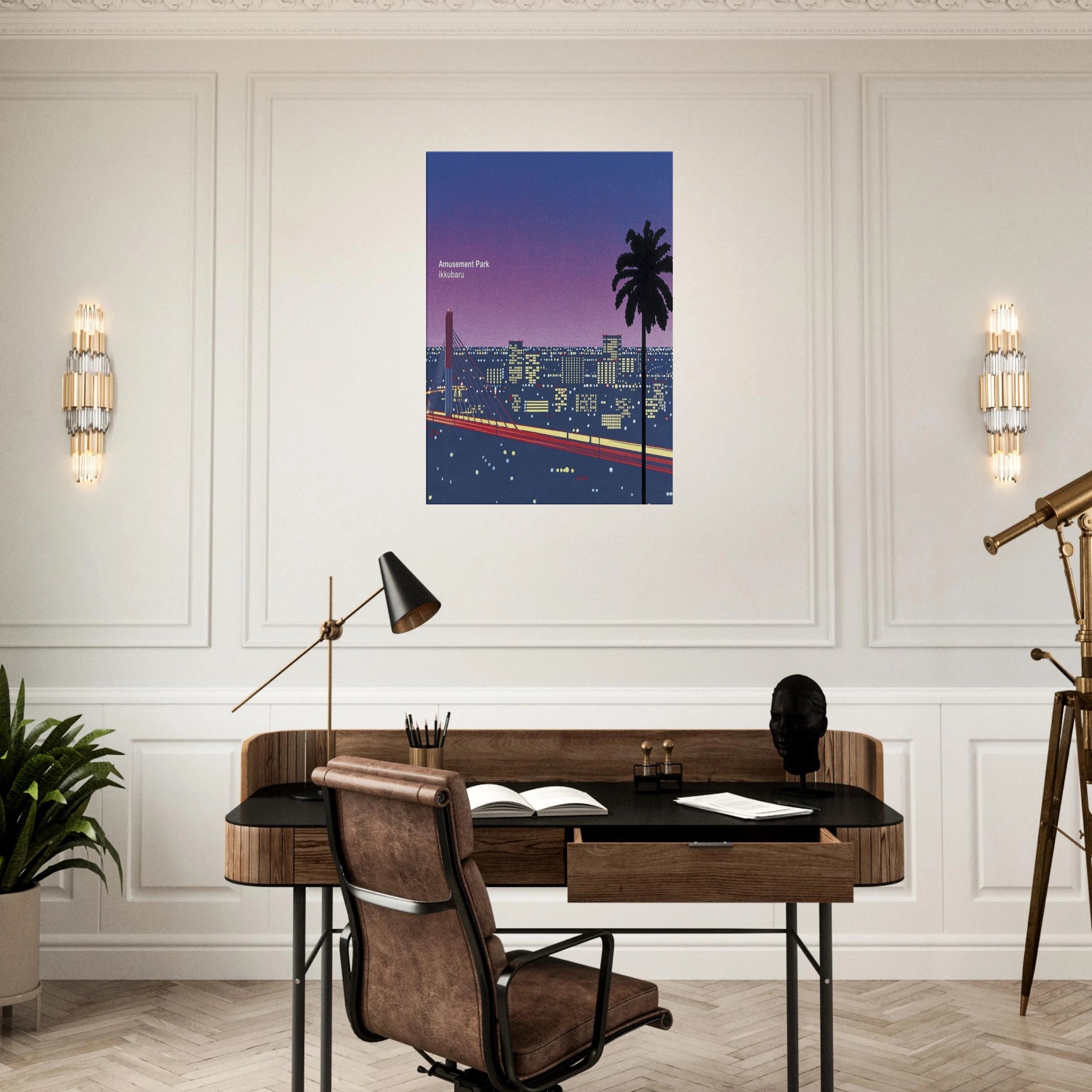Ikkubaru Amusement City Canvas | Hiroshi Nagai Canvas | Hiroshi Nagai Prints