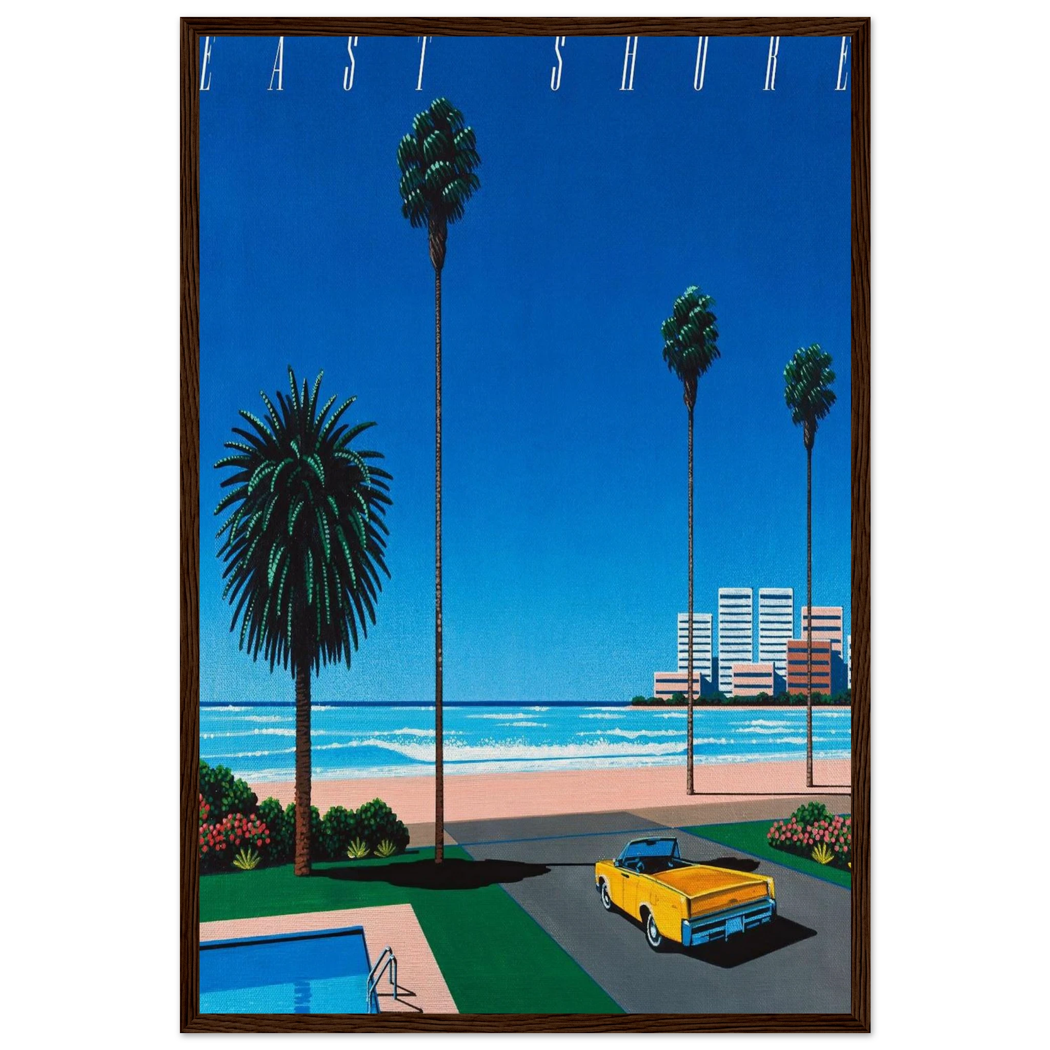 Bronze - East Shore Framed Poster | Hiroshi Nagai Framed Prints Wall Art | Hiroshi Nagai Prints