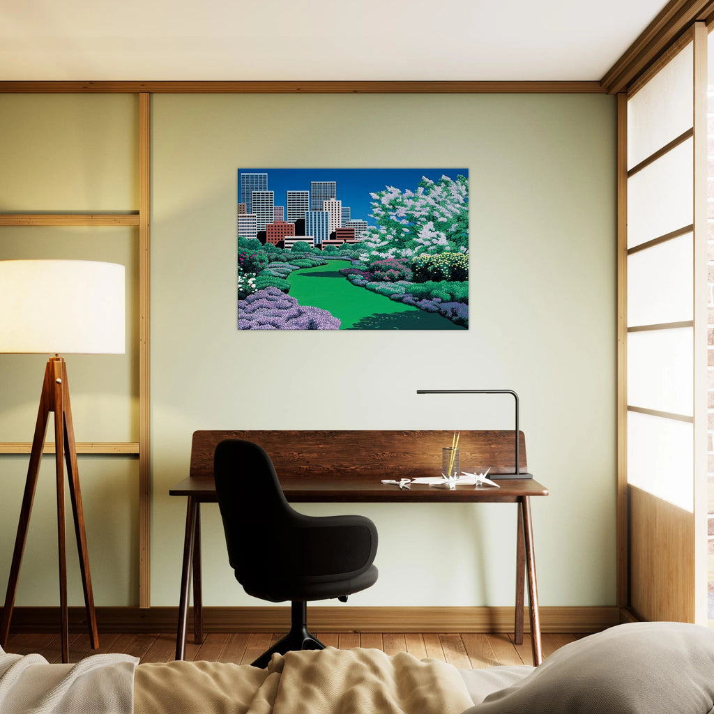 City Garden Canvas | Hiroshi Nagai Canvas | Hiroshi Nagai Prints