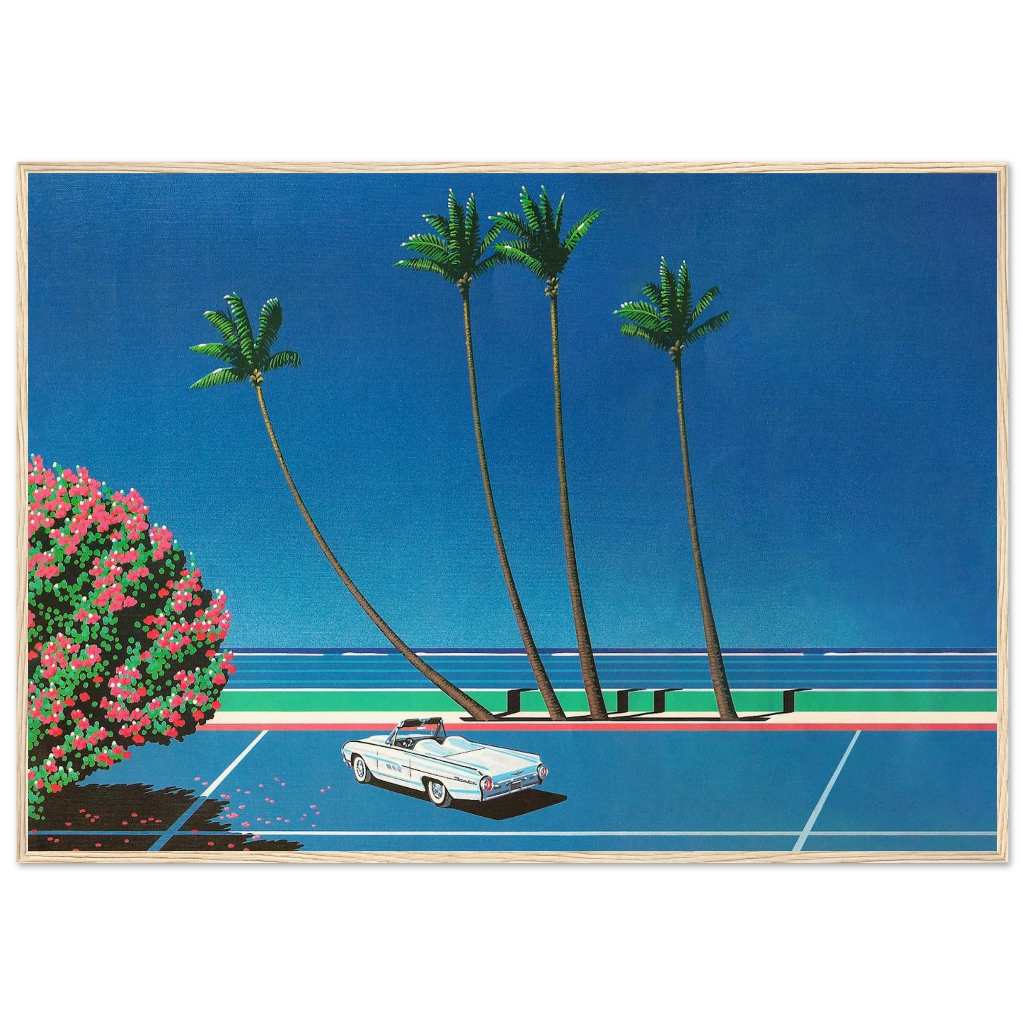 Chillside Framed Poster | Hiroshi Nagai Framed Prints Wall Art | Hiroshi Nagai Prints