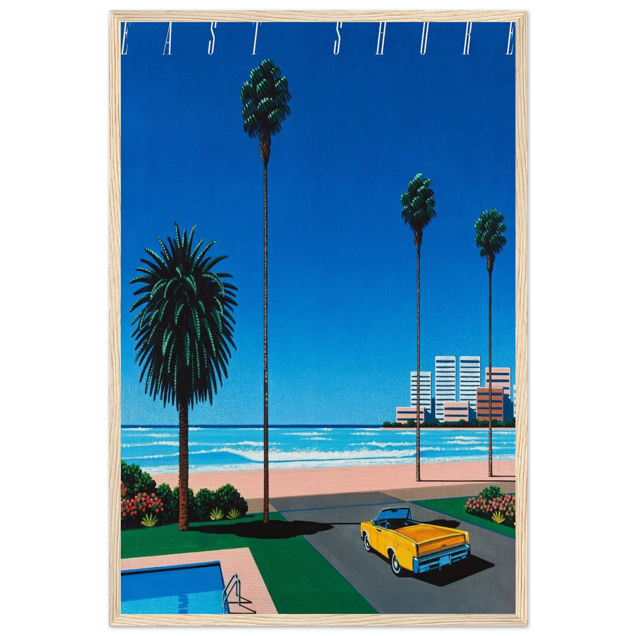 Bronze - East Shore Framed Poster | Hiroshi Nagai Framed Prints Wall Art | Hiroshi Nagai Prints
