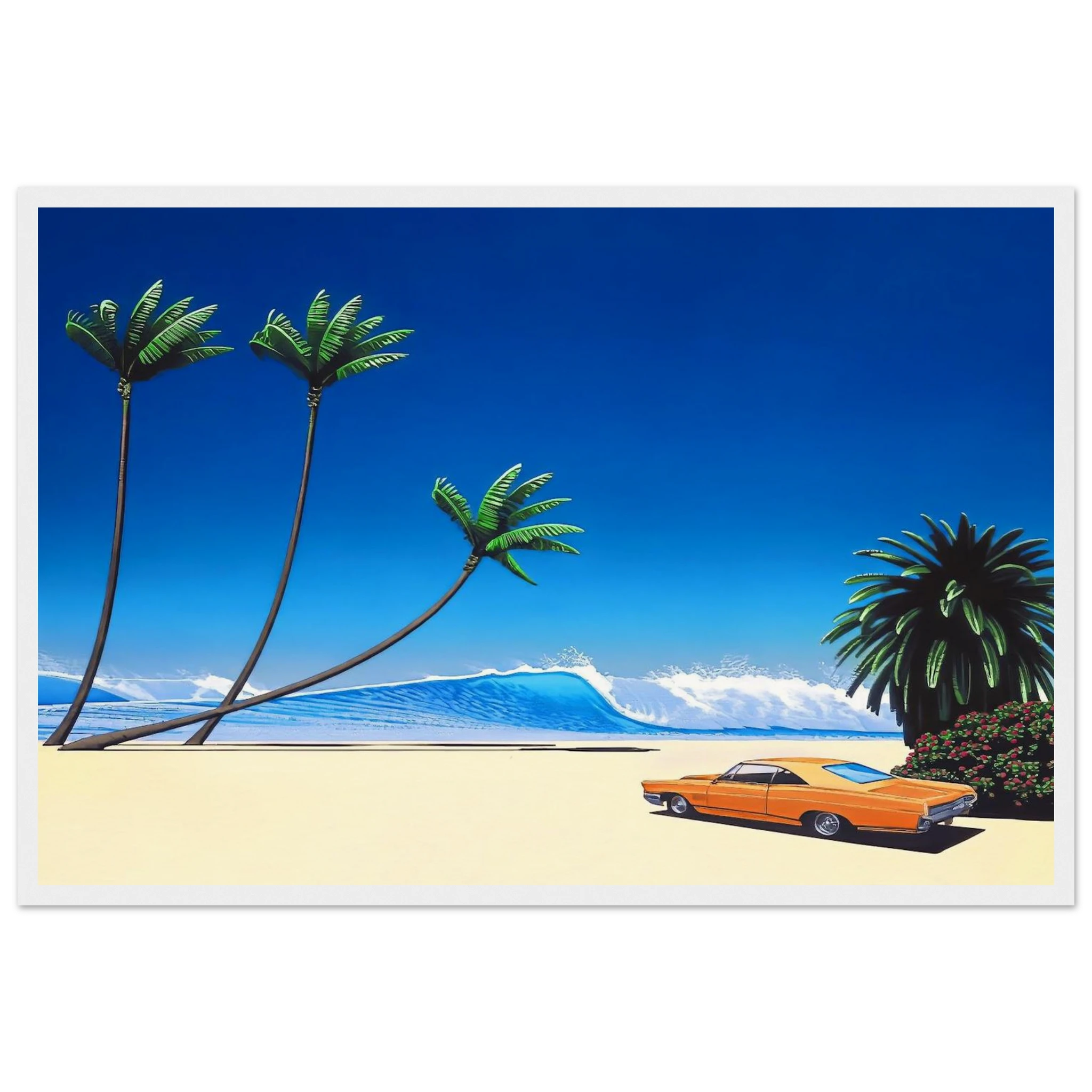 Impender Beach Framed Poster | Hiroshi Nagai Framed Prints Wall Art | Hiroshi Nagai Prints