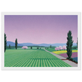 Farmlands Framed Poster | Hiroshi Nagai Framed Prints Wall Art | Hiroshi Nagai Prints